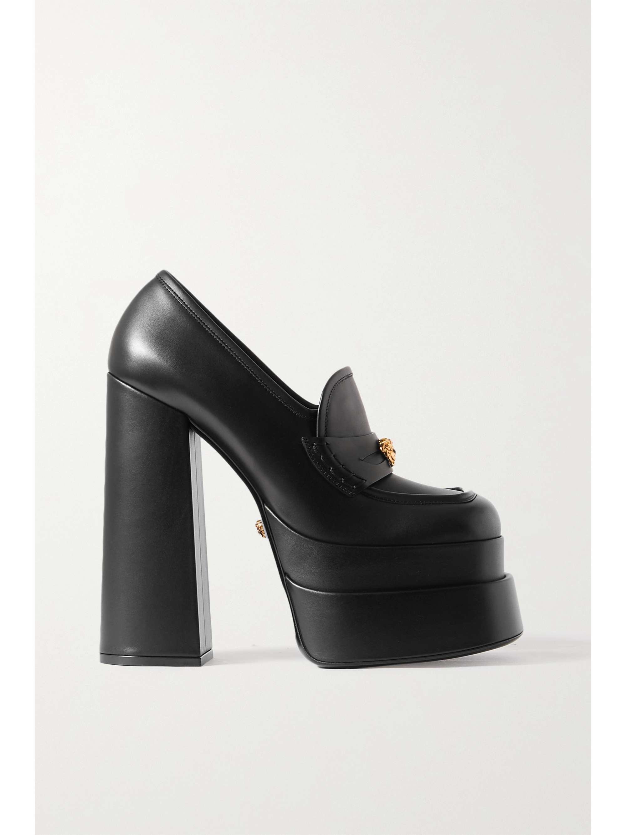 platform loafer heels