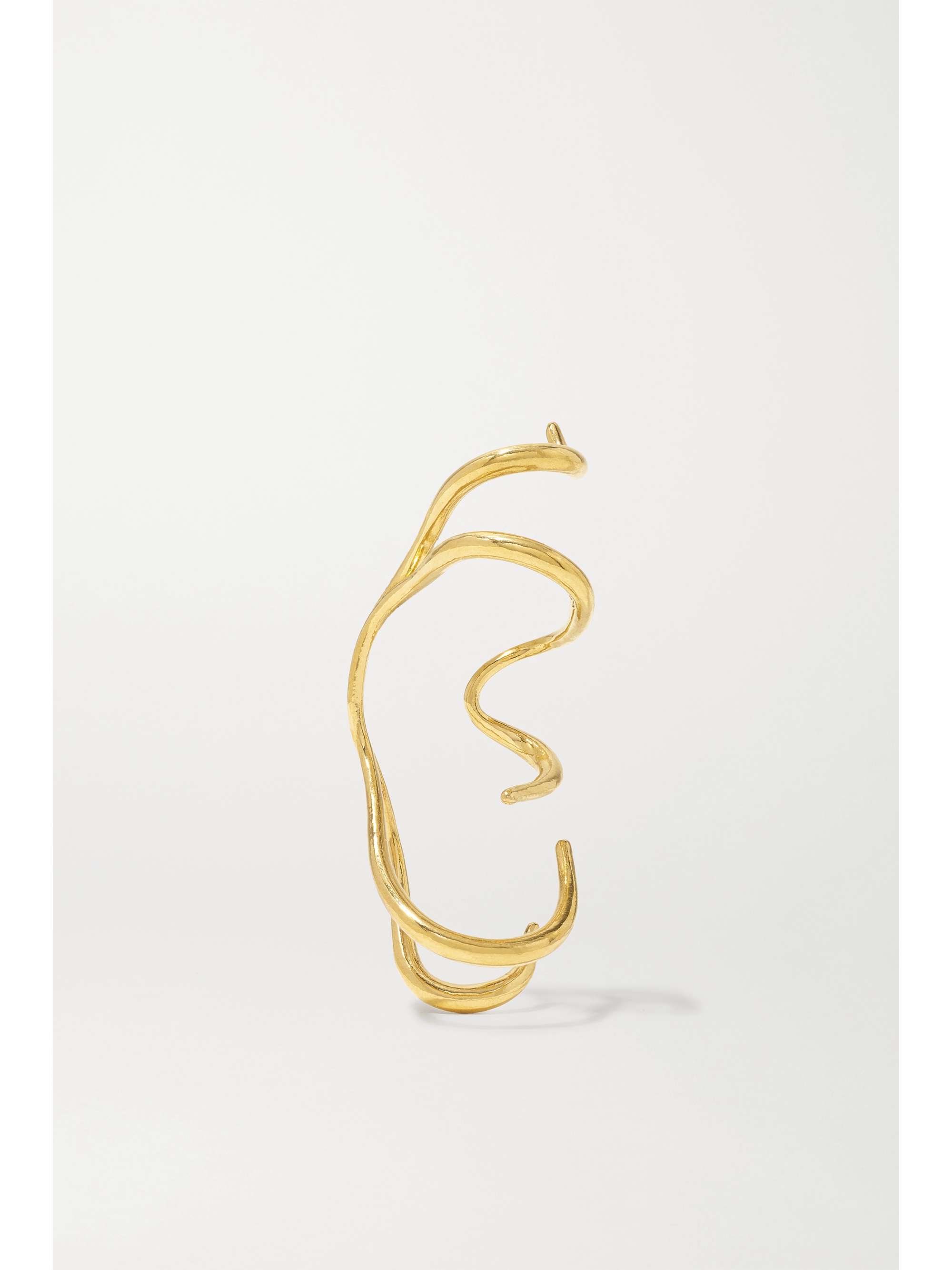 SARAH & SEBASTIAN Stinger gold vermeil ear cuff