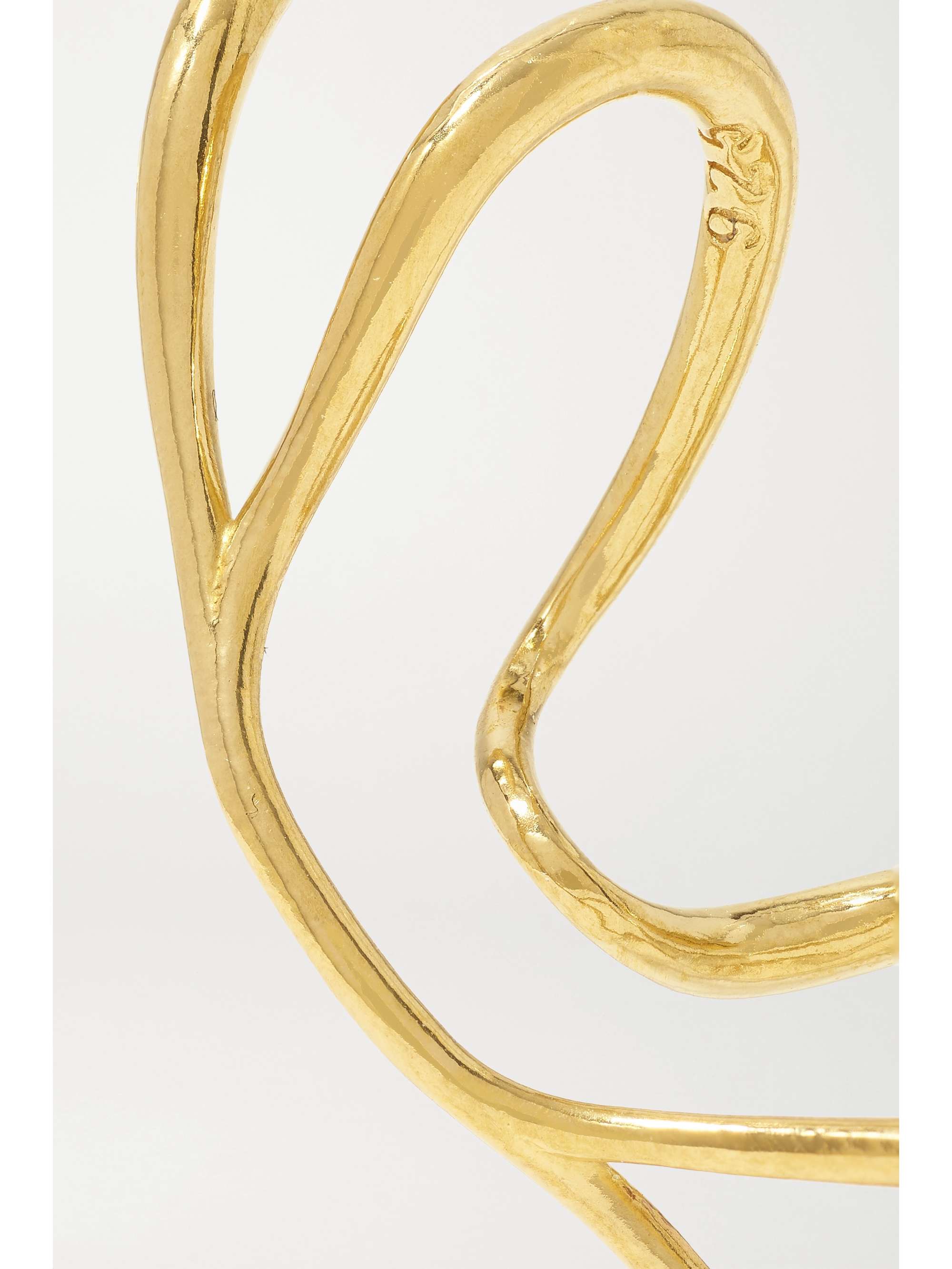 SARAH & SEBASTIAN Stinger gold vermeil ear cuff