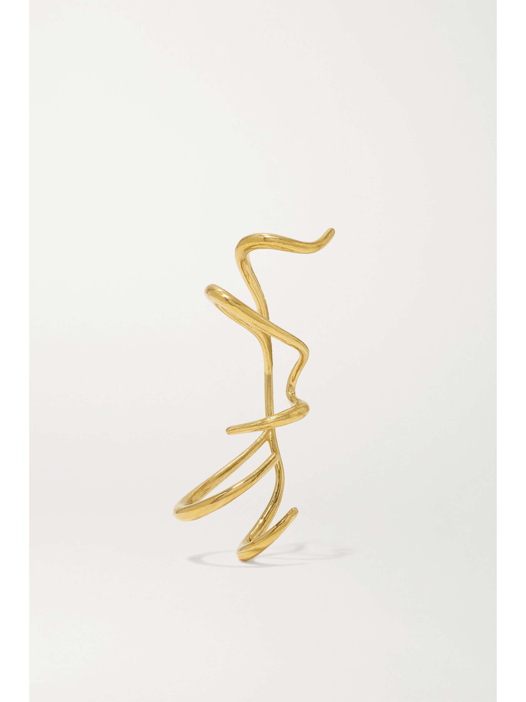 SARAH & SEBASTIAN Stinger gold vermeil ear cuff