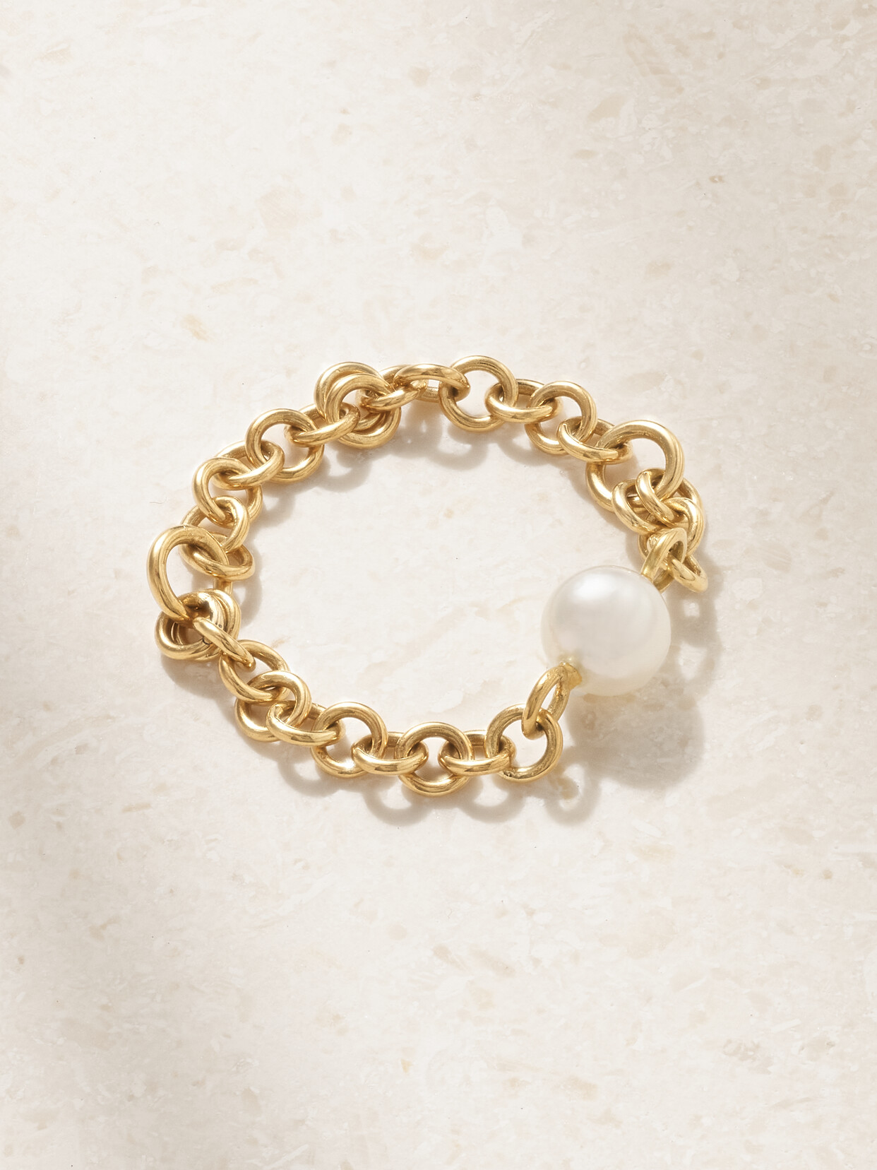 Spinelli Kilcollin - Gravity 18-karat Gold Pearl Ring - 9