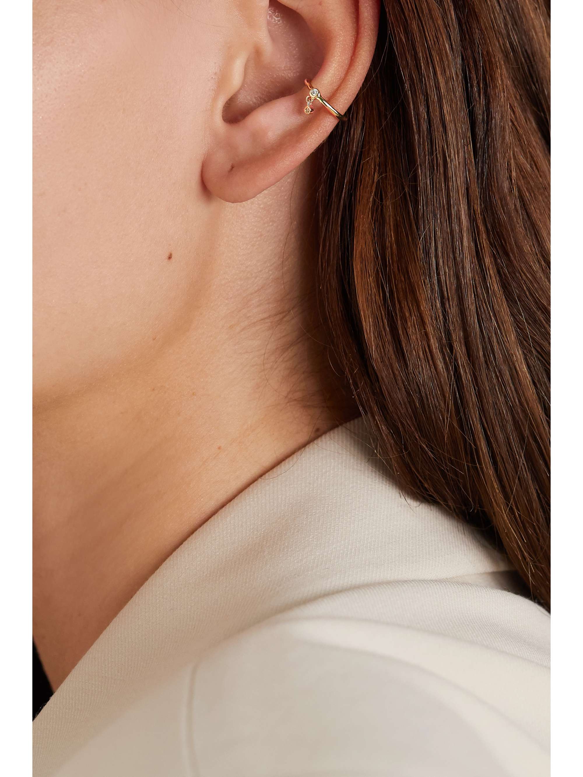 MARIA BLACK Lady gold diamond ear cuff