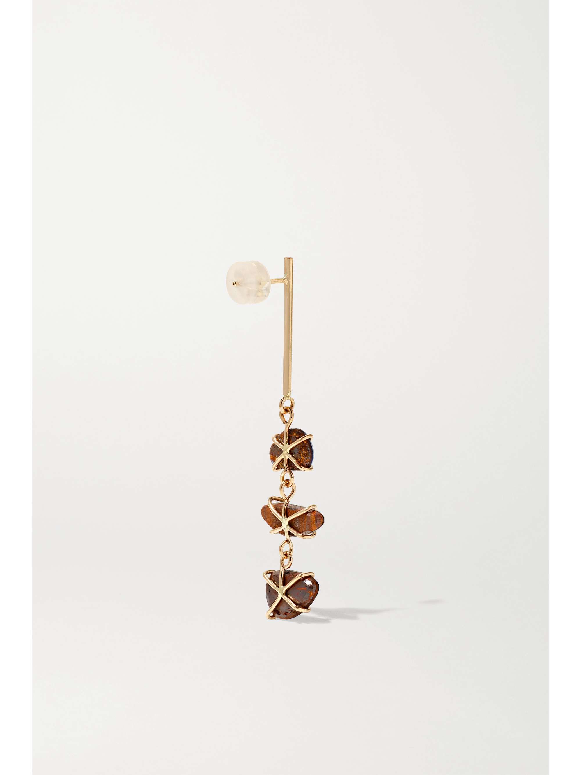 MELISSA JOY MANNING 14-karat recycled gold opal doublet earrings