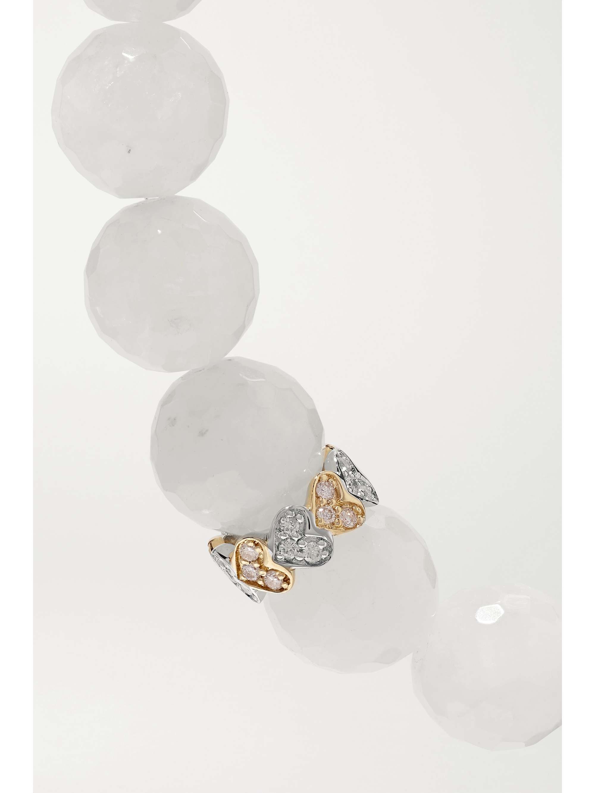 SYDNEY EVAN Bracelet en or 14 carats (585/1000), opales et diamants