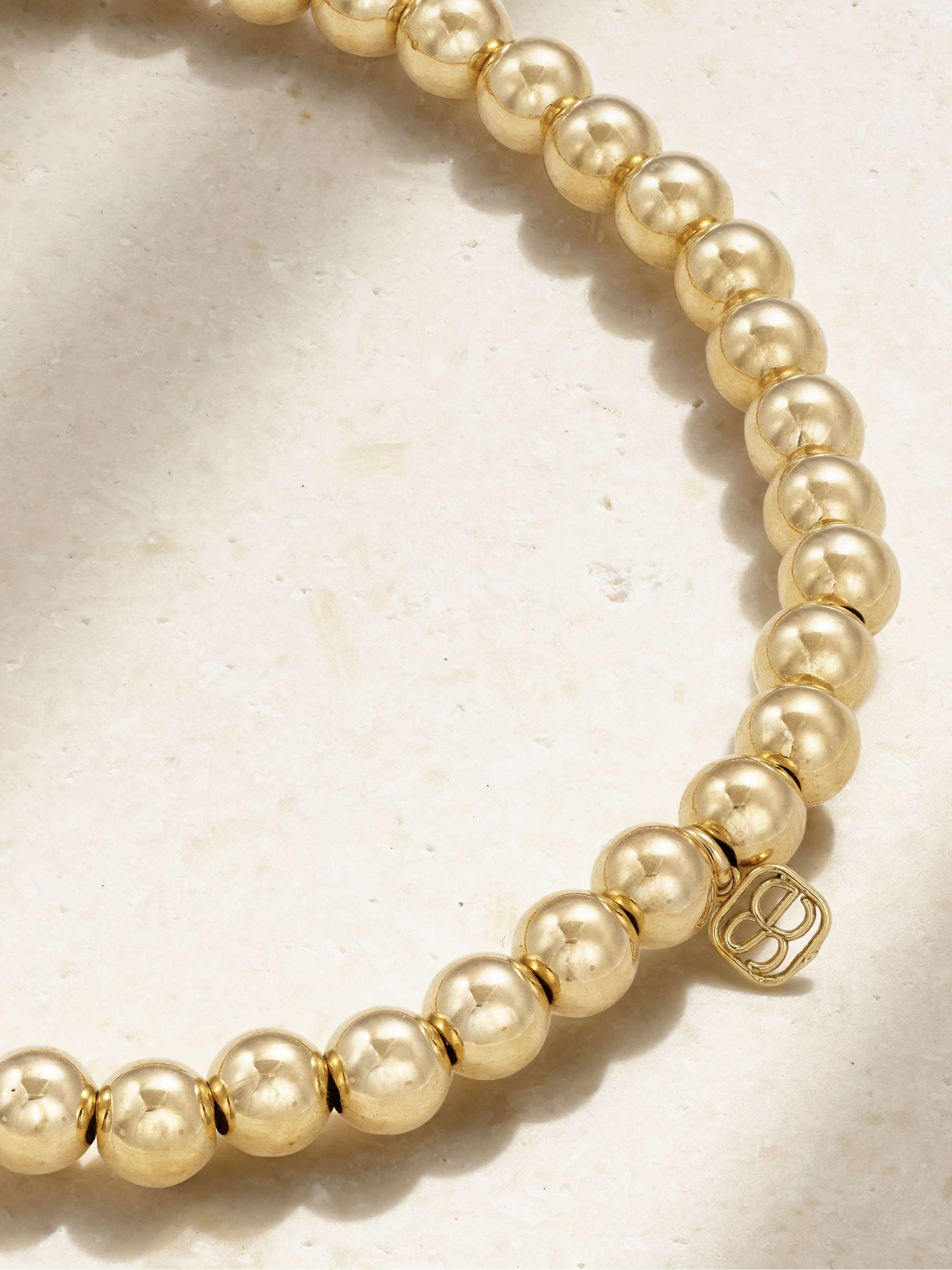SYDNEY EVAN Gemini 14-karat gold diamond bracelet