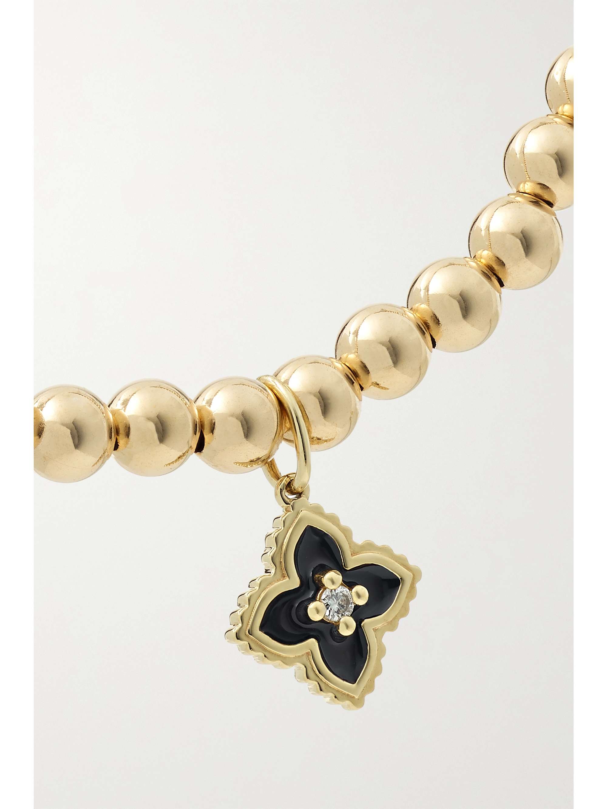 SYDNEY EVAN Bracelet en or 14 carats (585/1000), émail et diamant