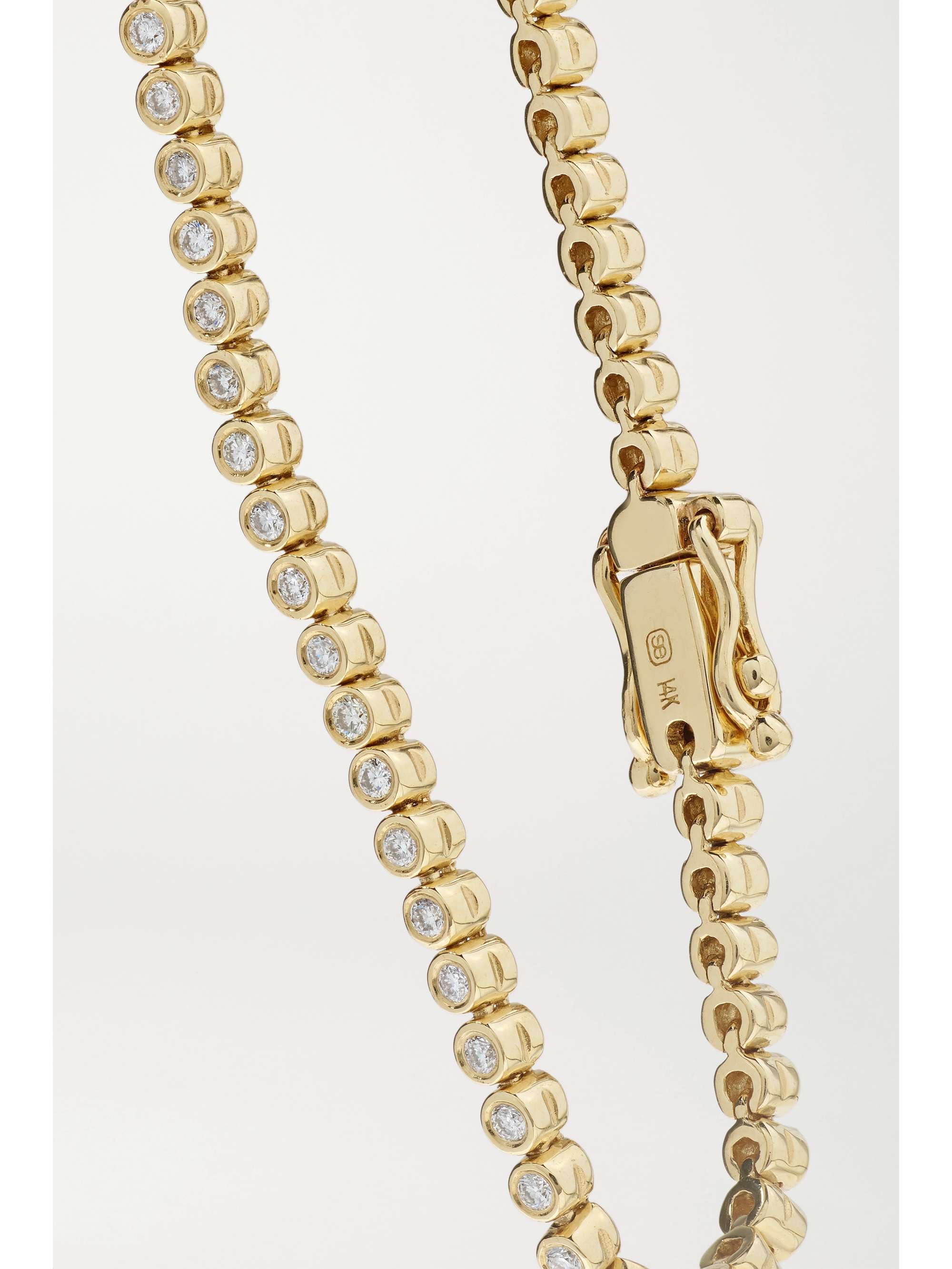 SYDNEY EVAN Bracelet en or 14 carats (585/1000) et diamants