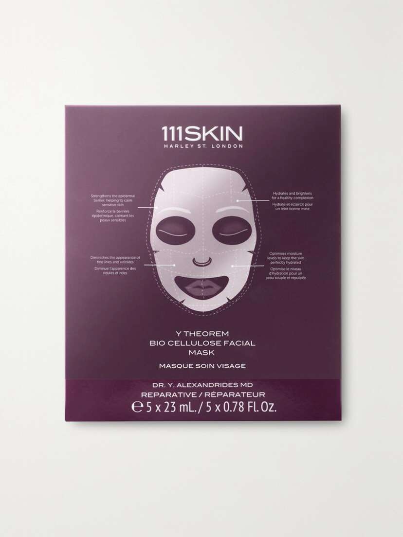 111SKIN Y Theorem Bio Cellulose Facial Mask, 5 X 23ml