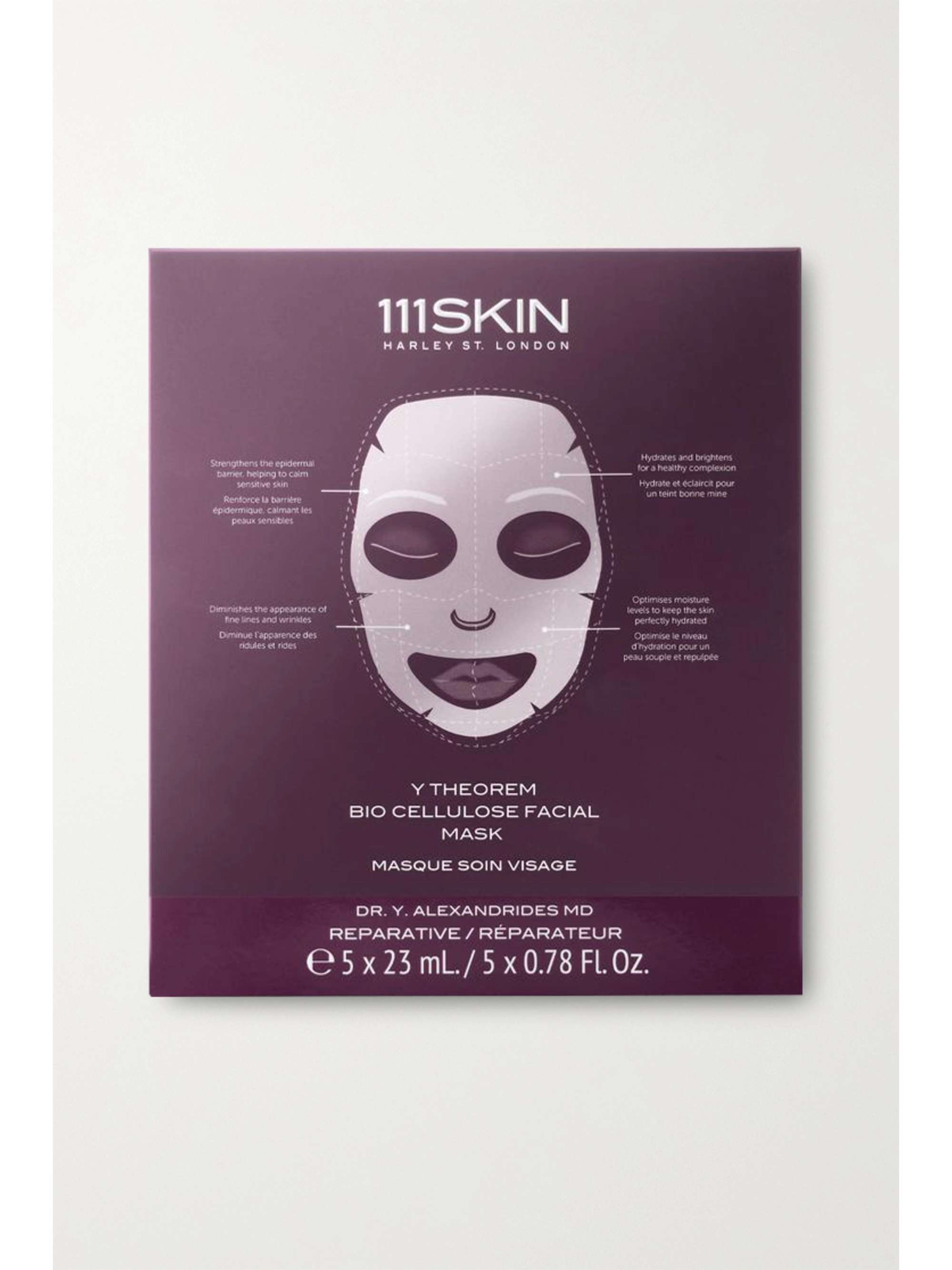 111SKIN Y Theorem Bio Cellulose Facial Mask, 5 x 23 ml – Tuchmasken