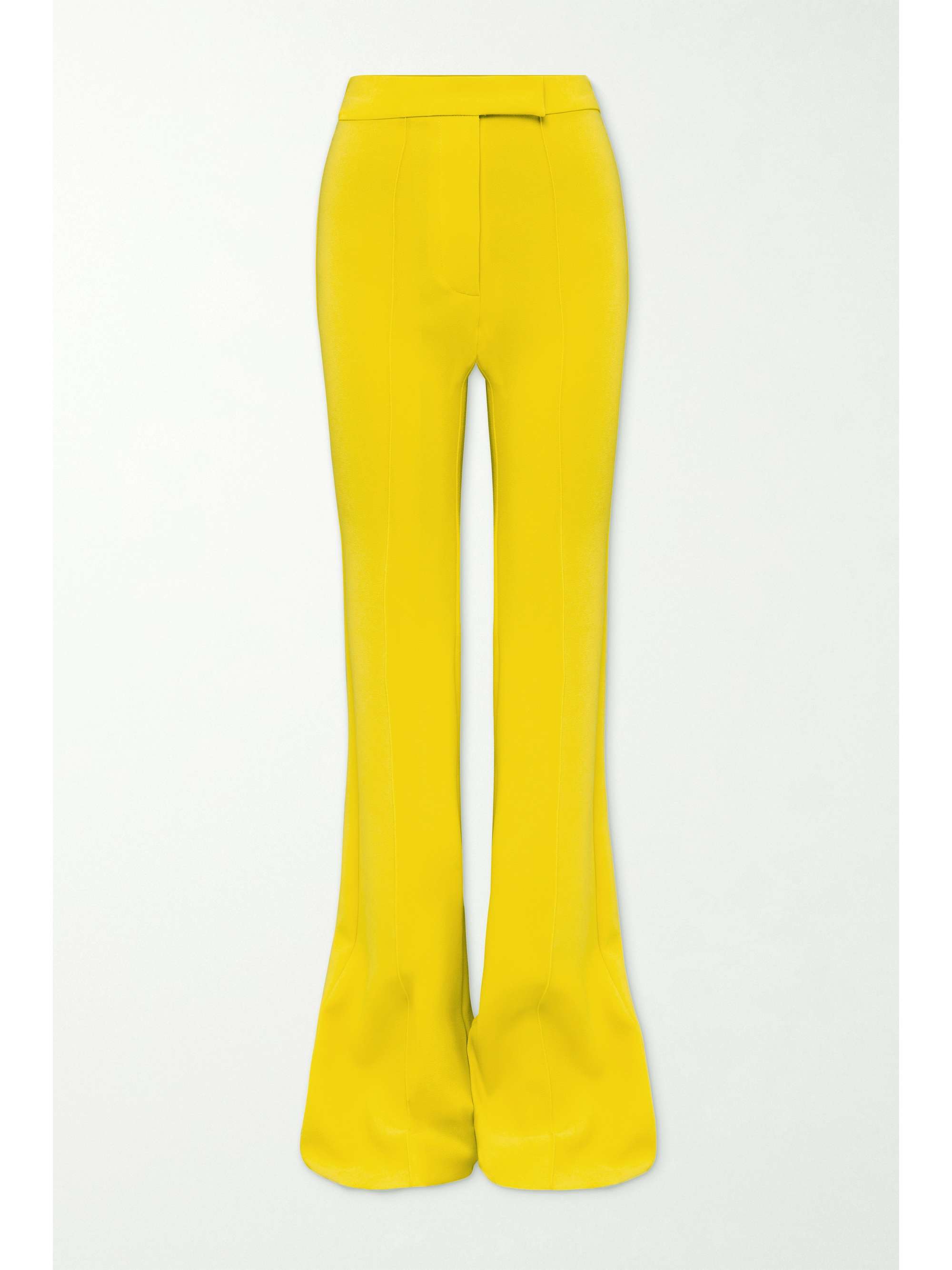 flare pants yellow