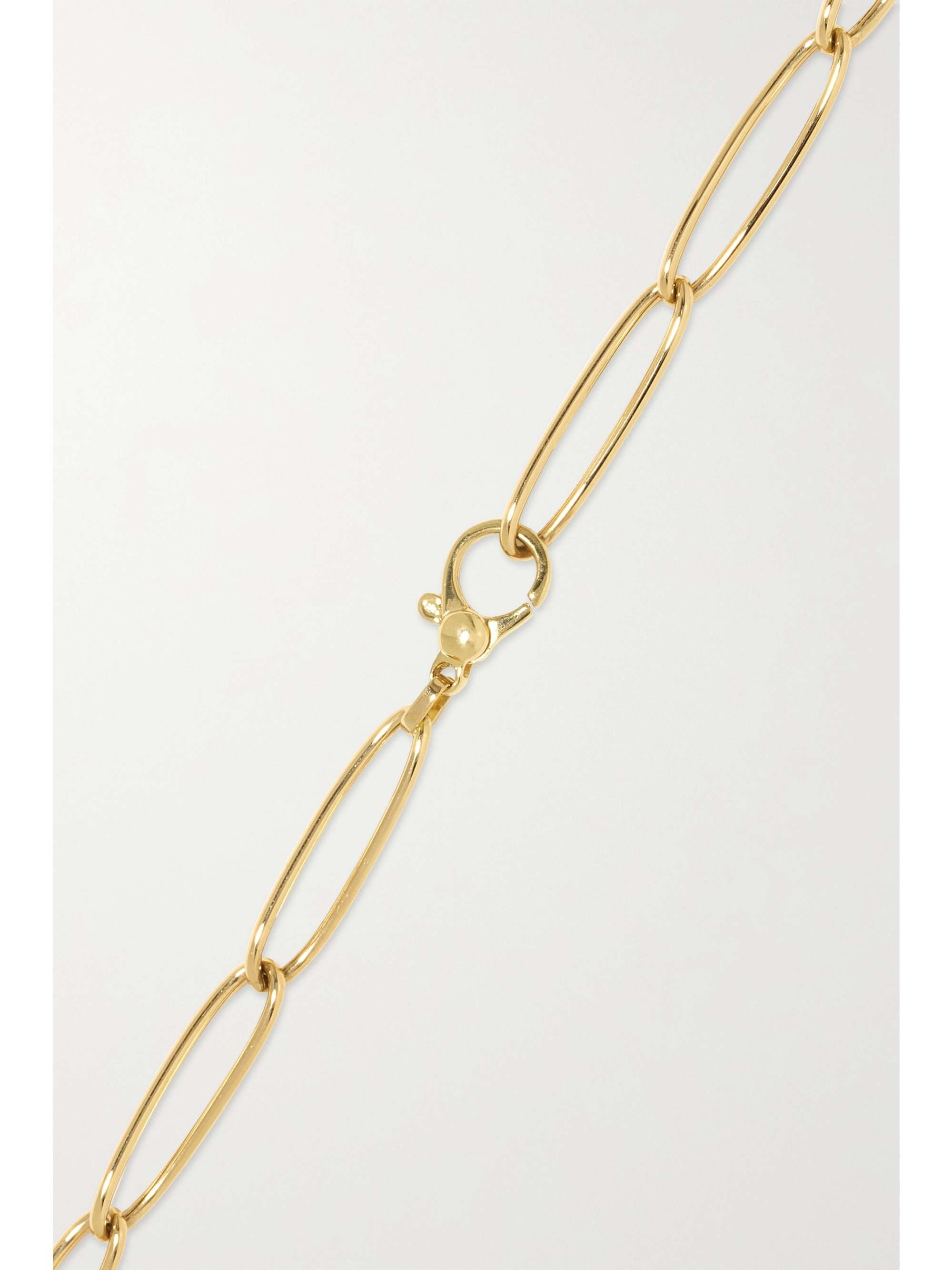 BRENT NEALE Collier en or 18 carats (750/1000) et émeraudes Shell