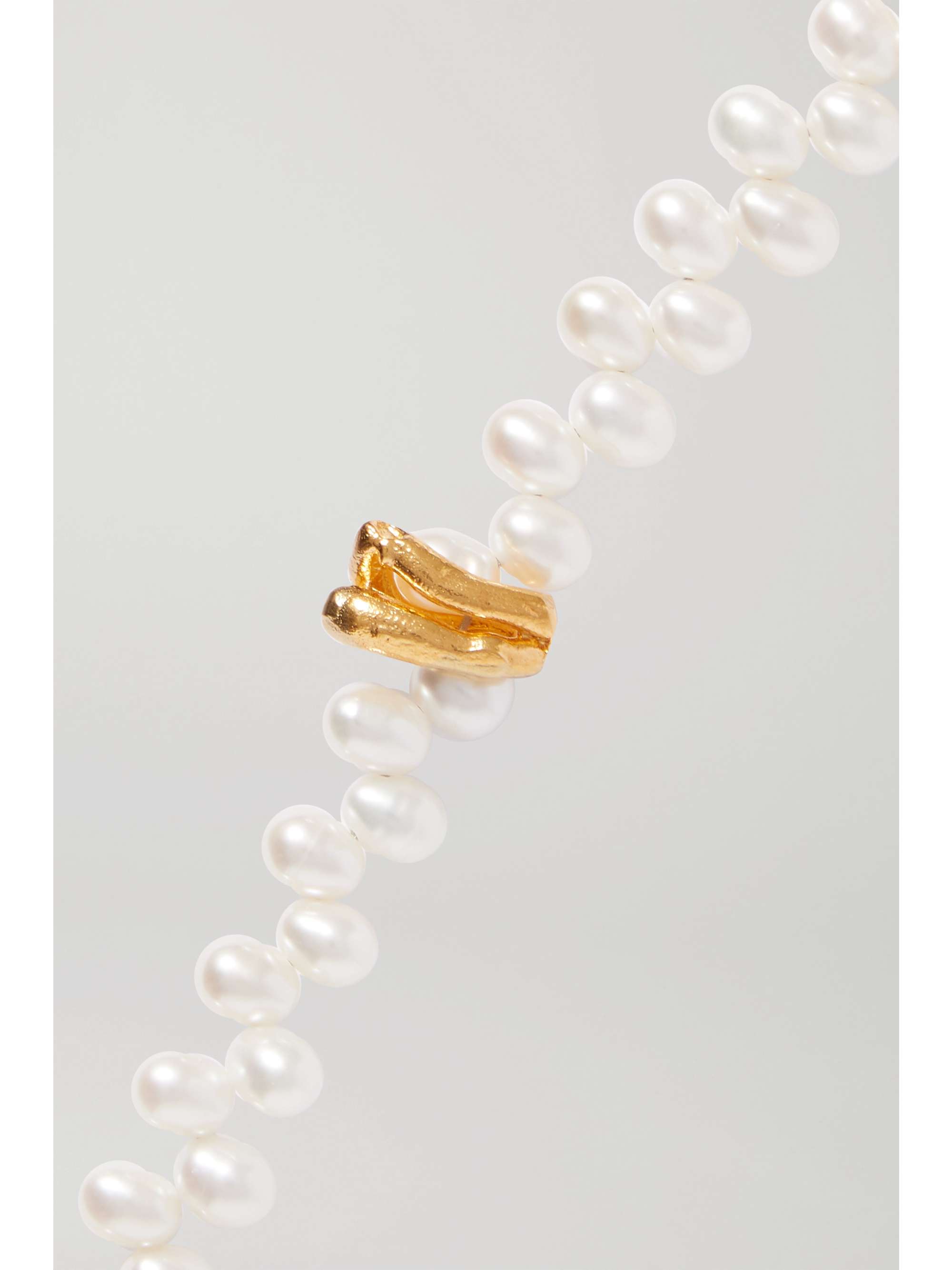 ALIGHIERI La Calliope gold-plated pearl necklace