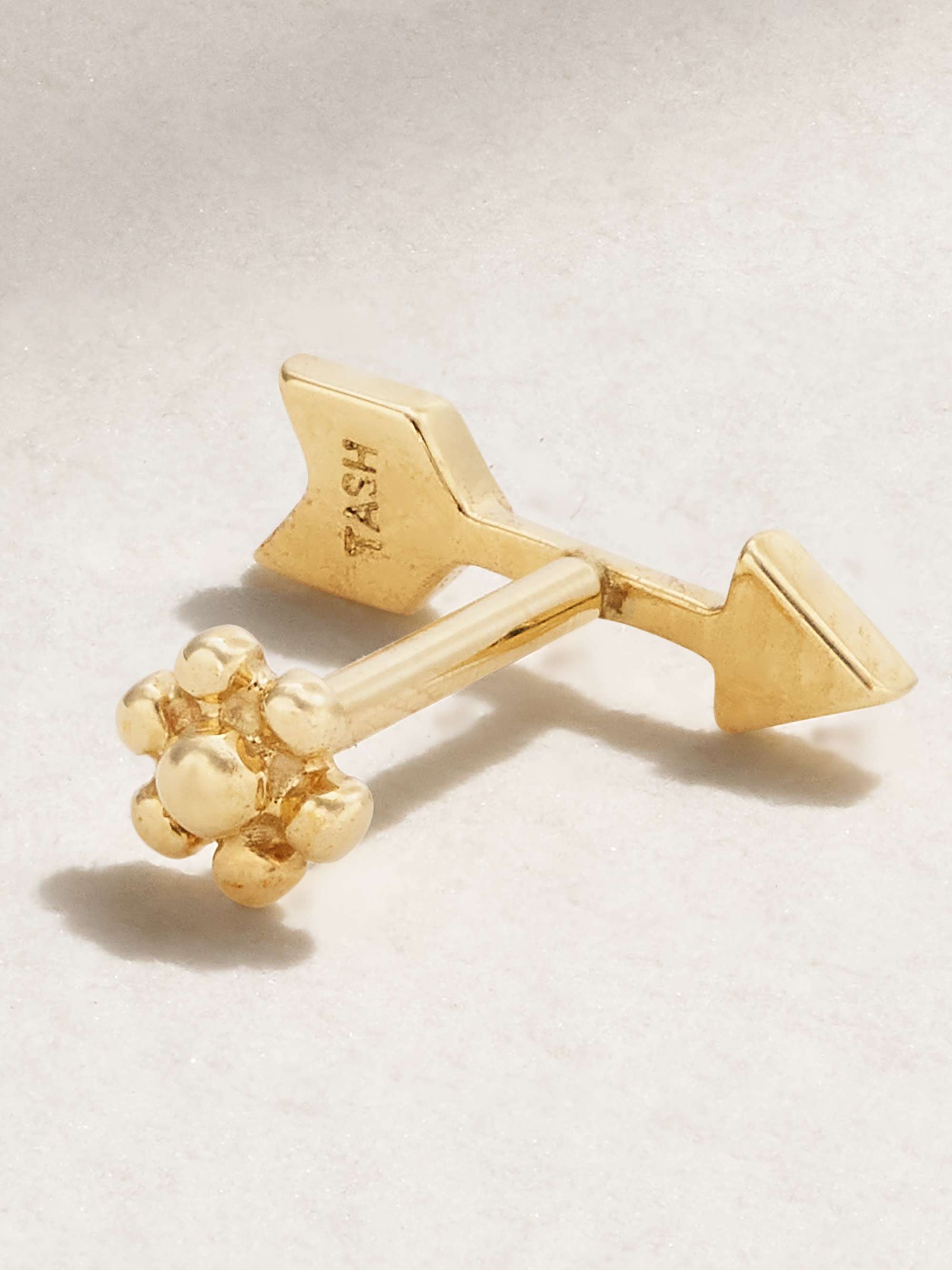 MARIA TASH Arrow 18-karat gold diamond earring