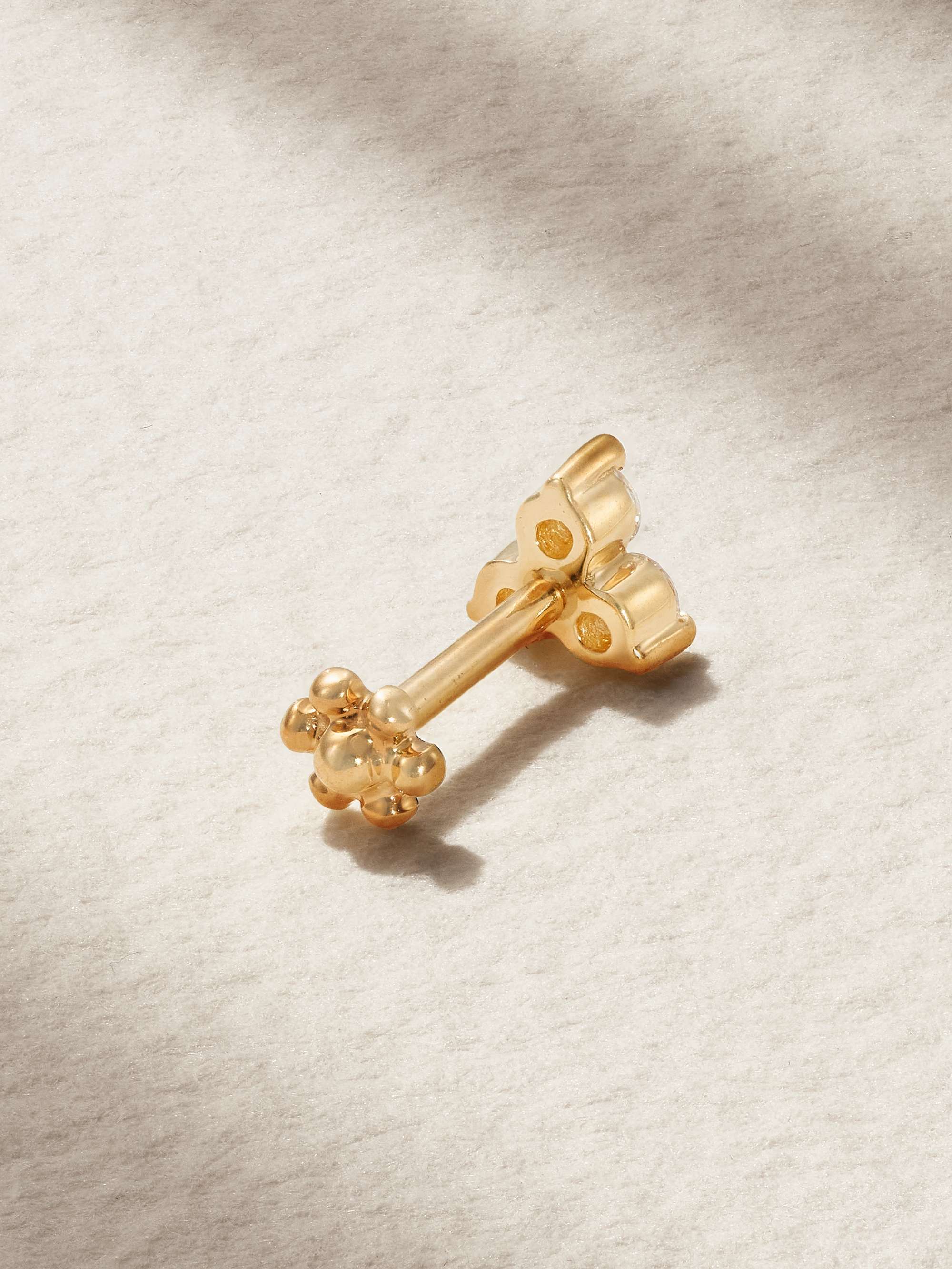 MARIA TASH Trinity 18-karat white gold diamond earring