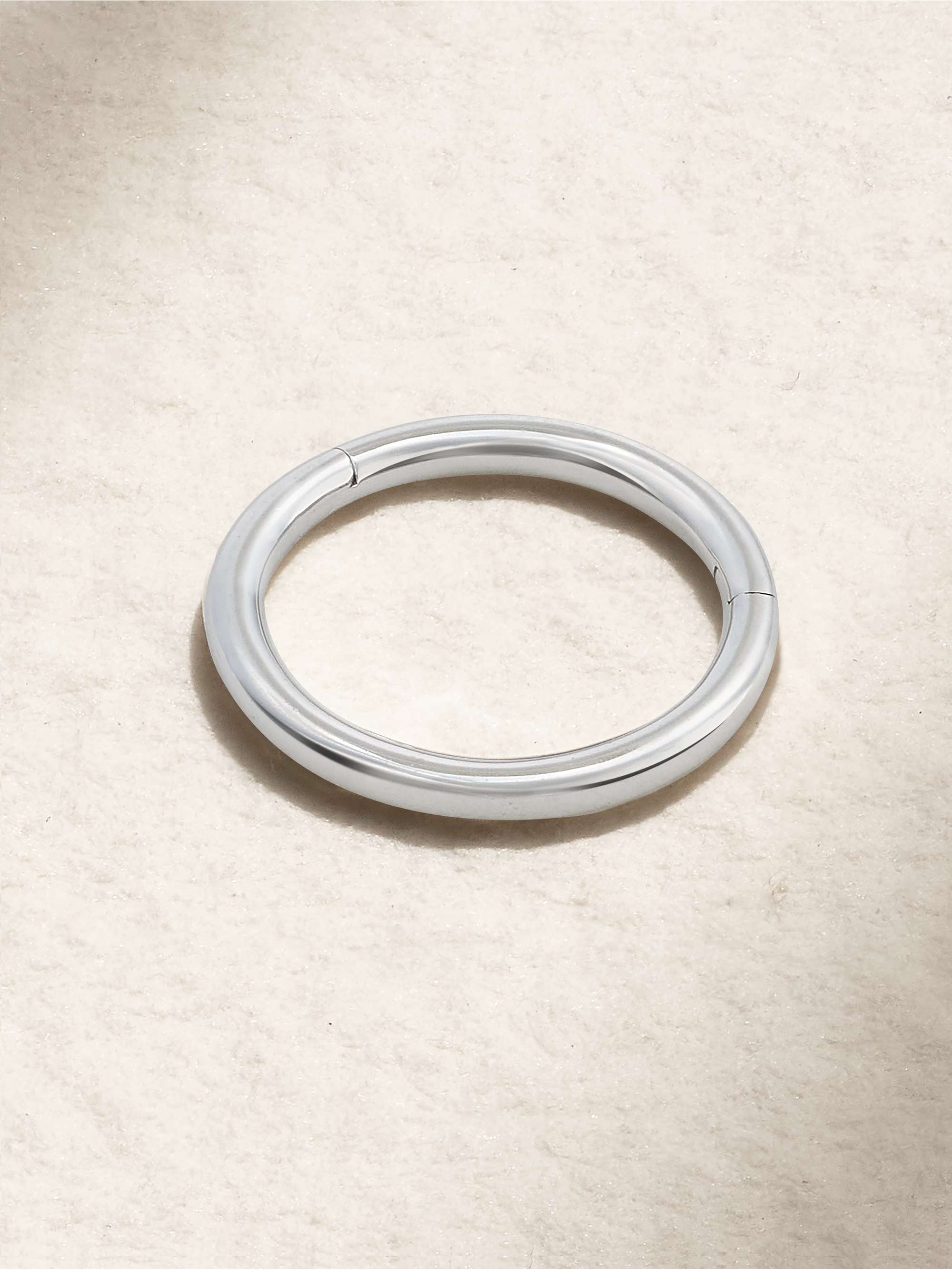 MARIA TASH 8mm 14-karat gold hoop earring