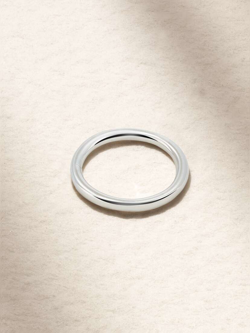 MARIA TASH 8mm 14-karat Gold Hoop Earring