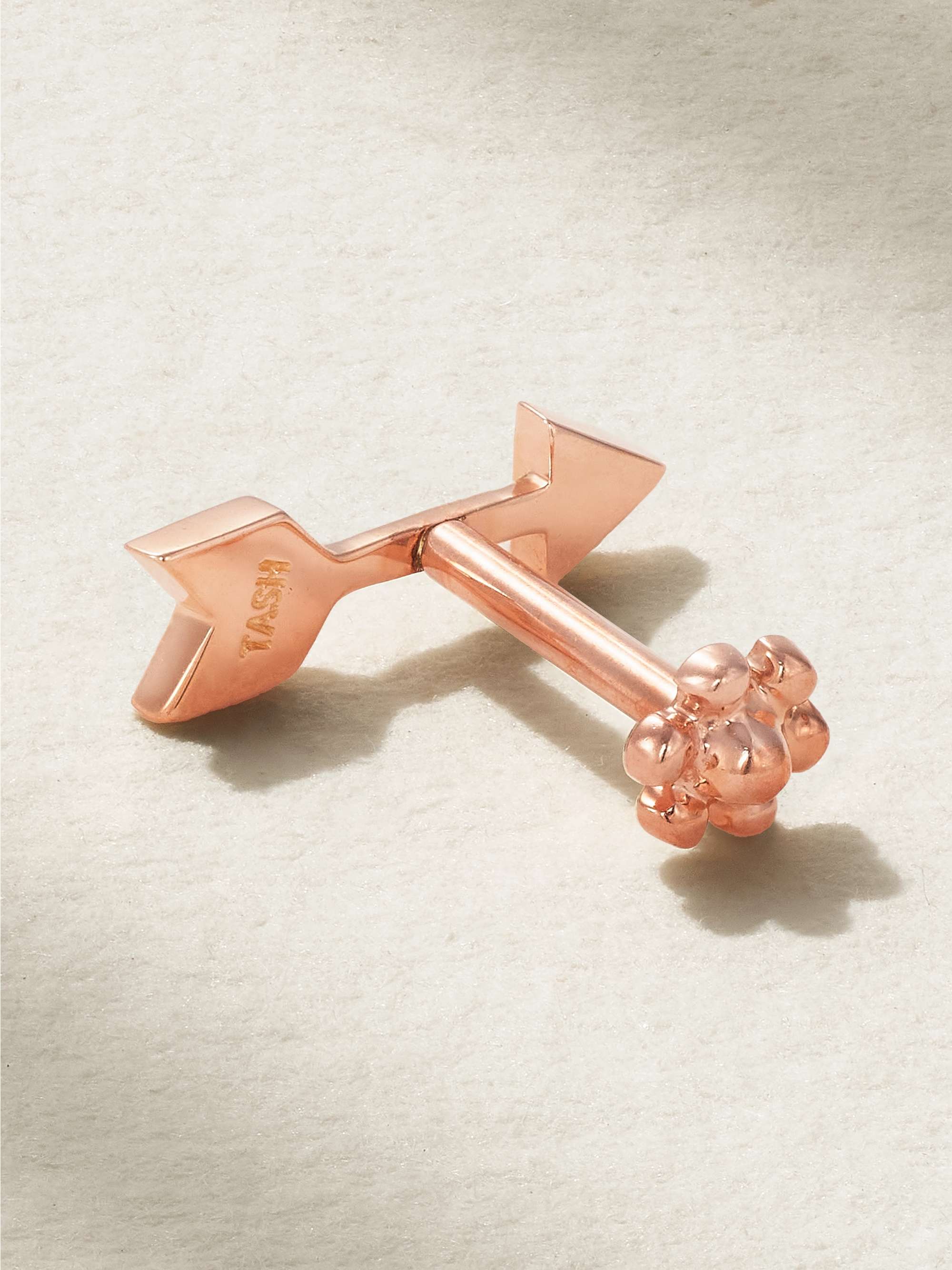 MARIA TASH Arrow 18-karat gold diamond earring