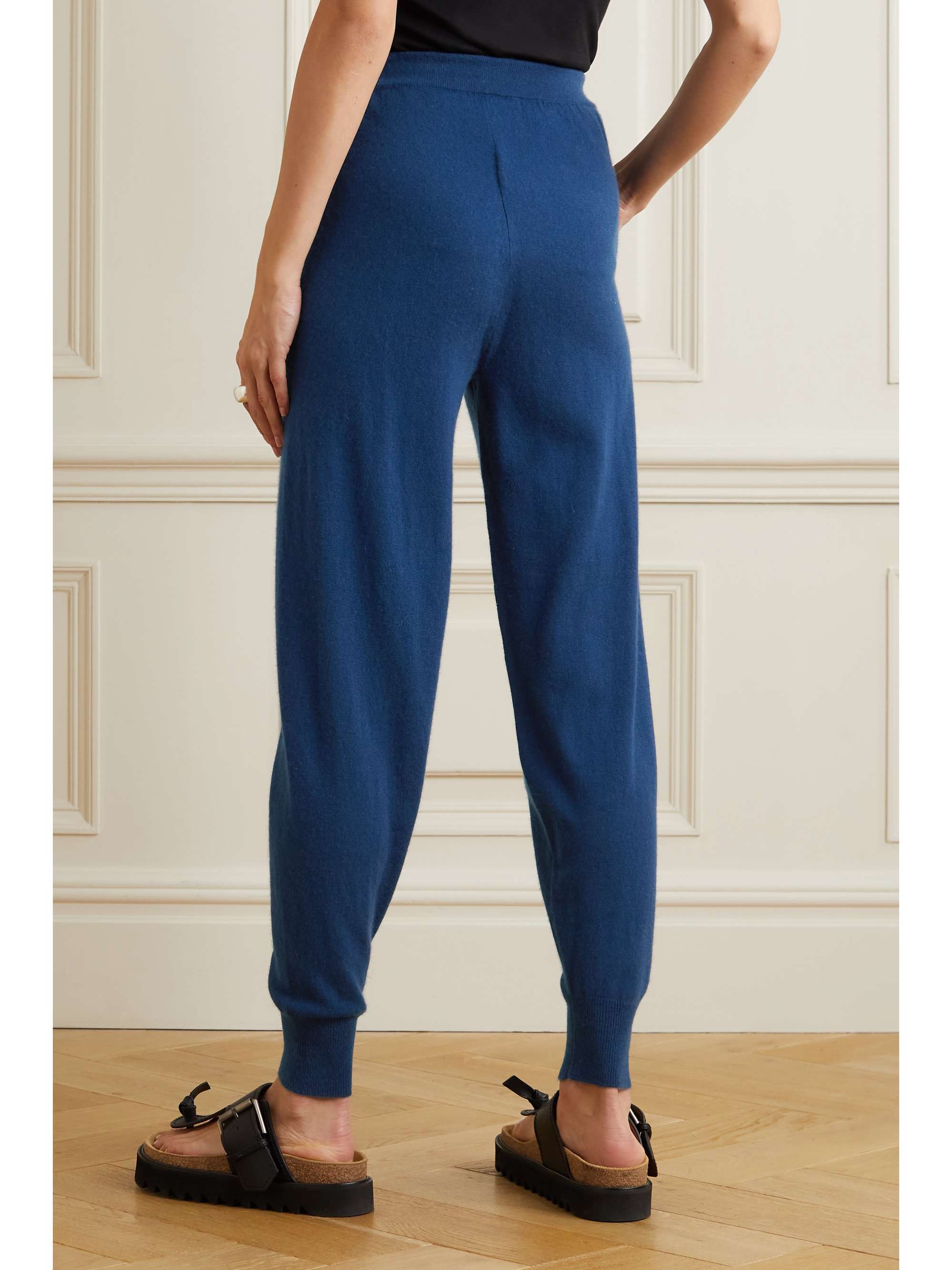 allude cashmere track pants