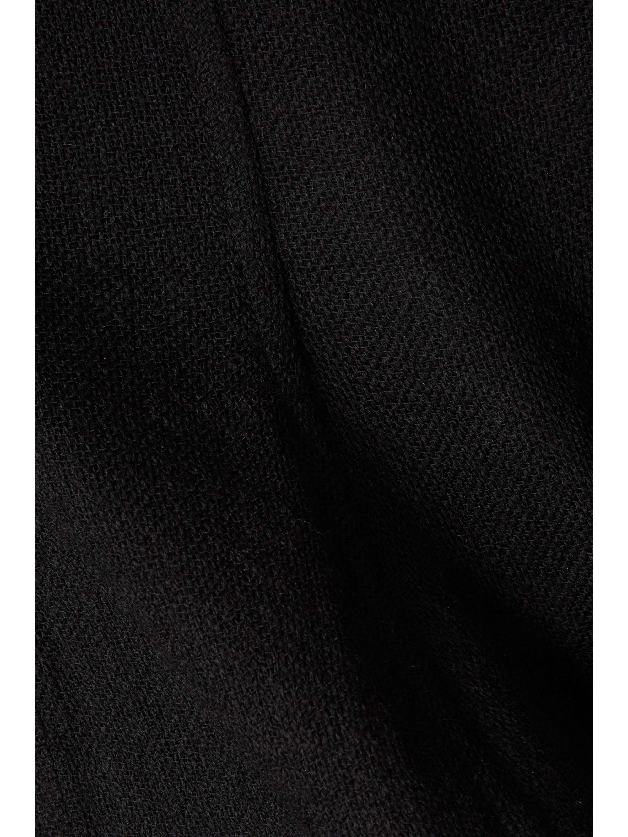 CHLOÉ Off-the-shoulder paneled wool and cashmere-blend blouse