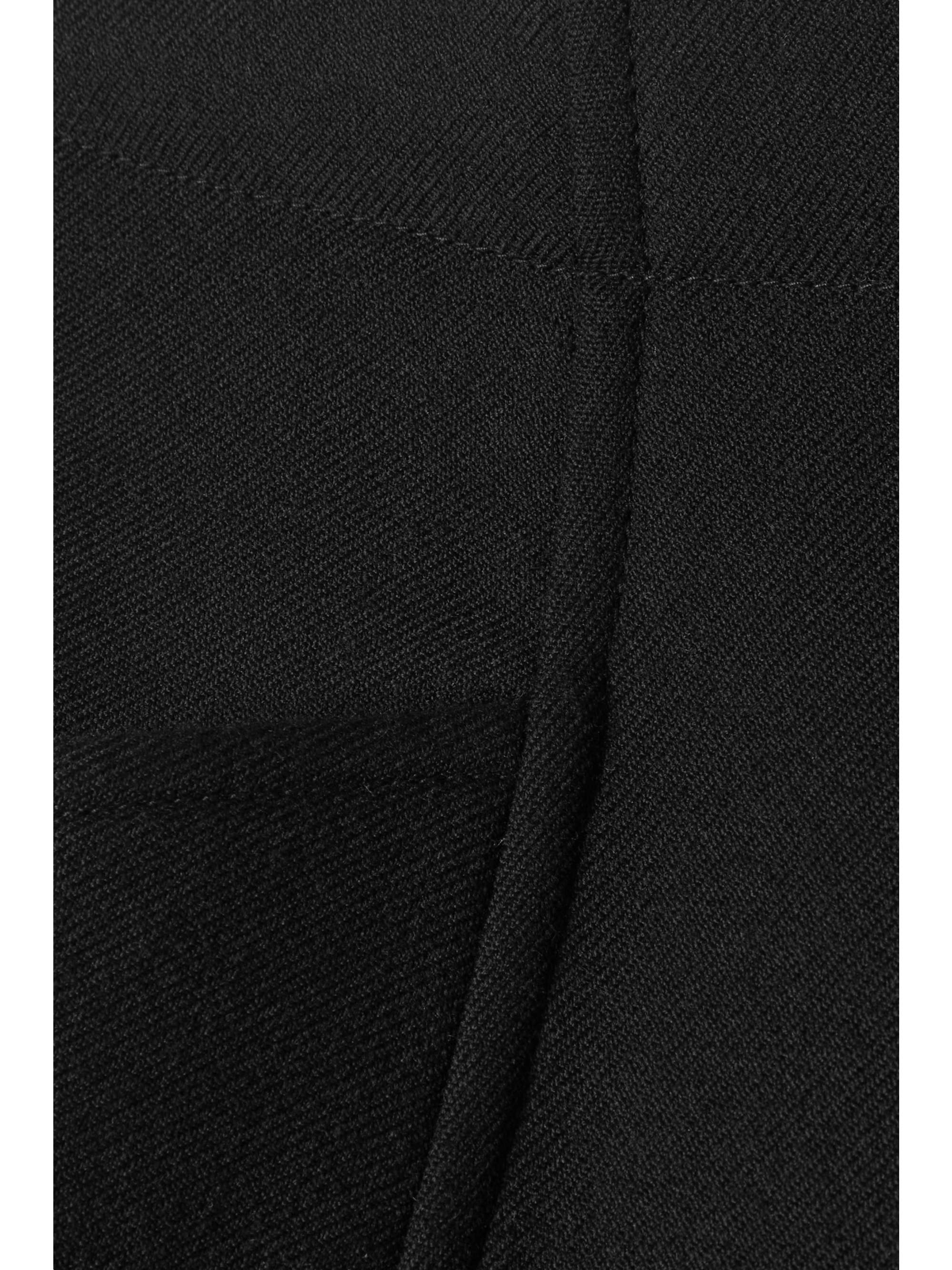 CHLOÉ Paneled wool-felt mini skirt