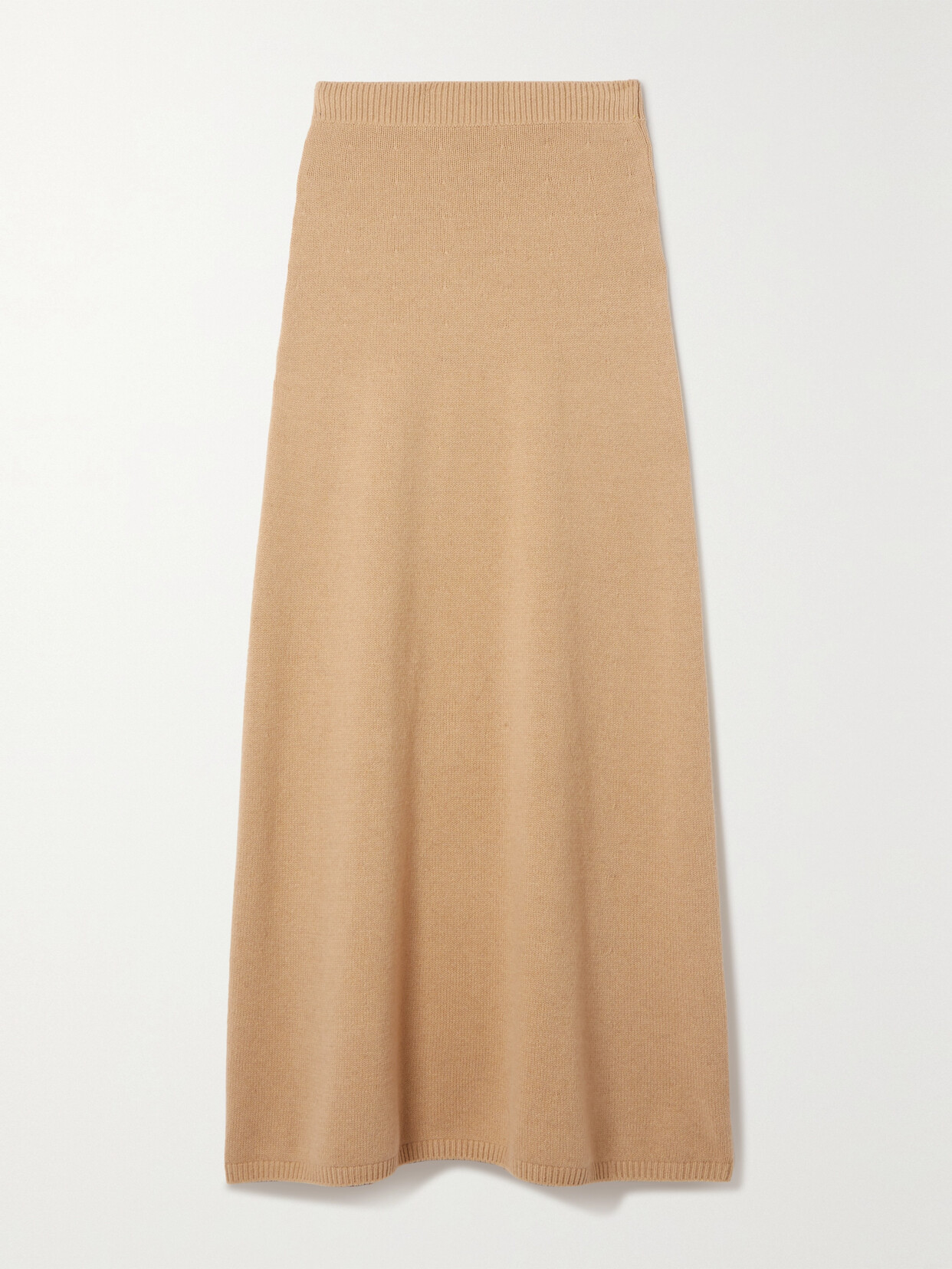 Chloé – Cashmere Midi Skirt – Beige