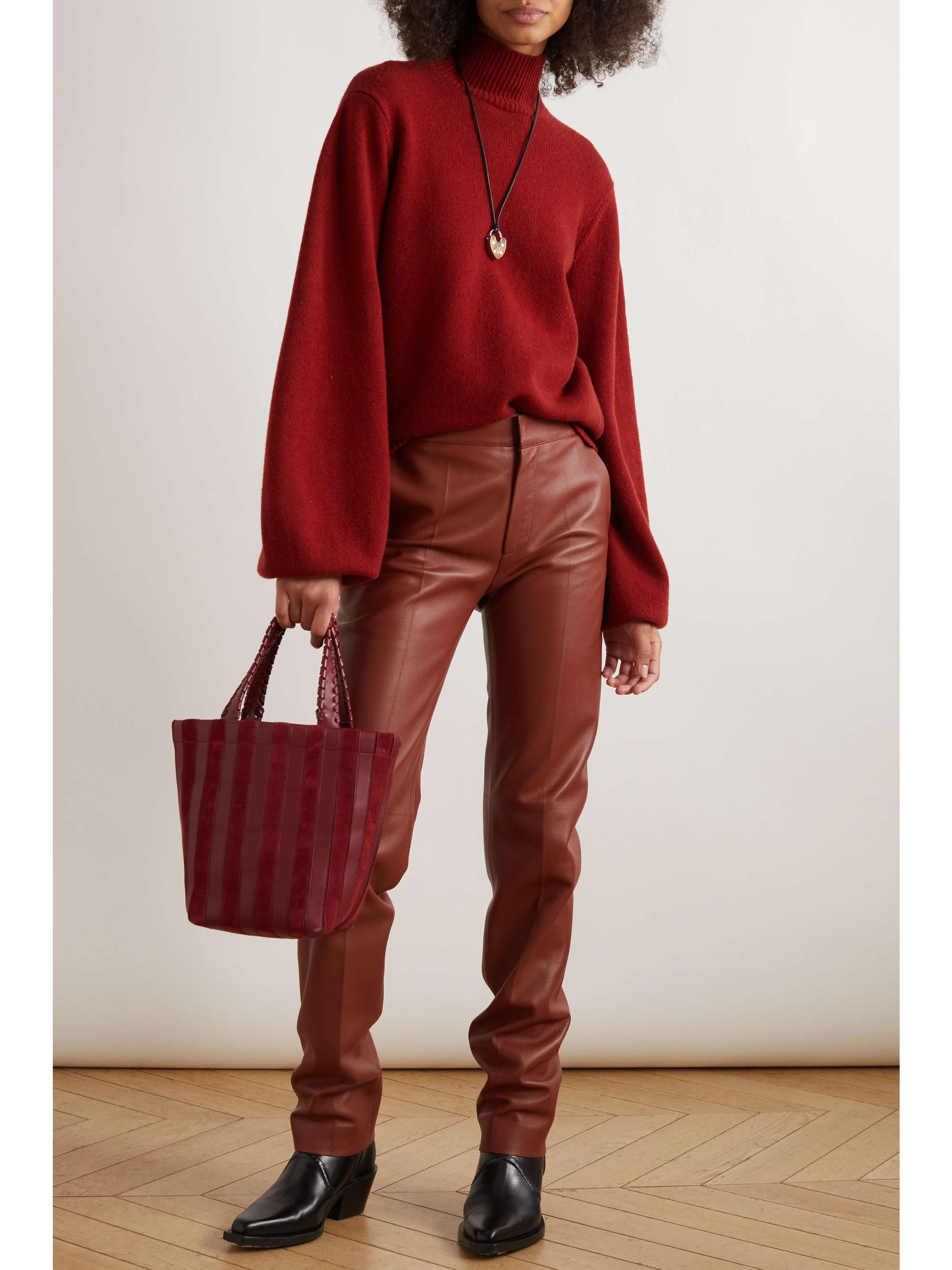 Cashmere turtleneck sweater