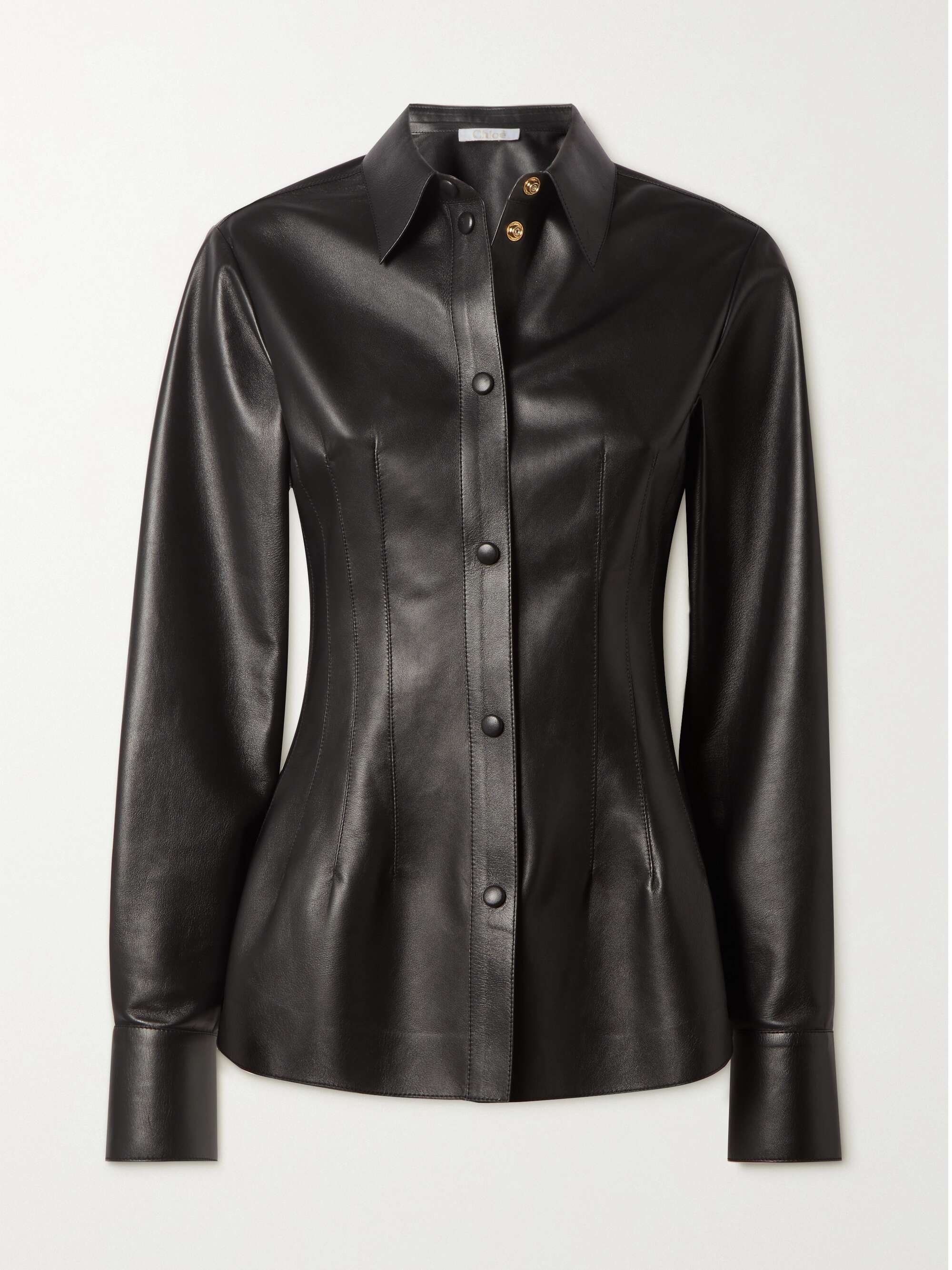お歳暮 人気 real, best The faux now right buy to shirts leather vegan and トップス