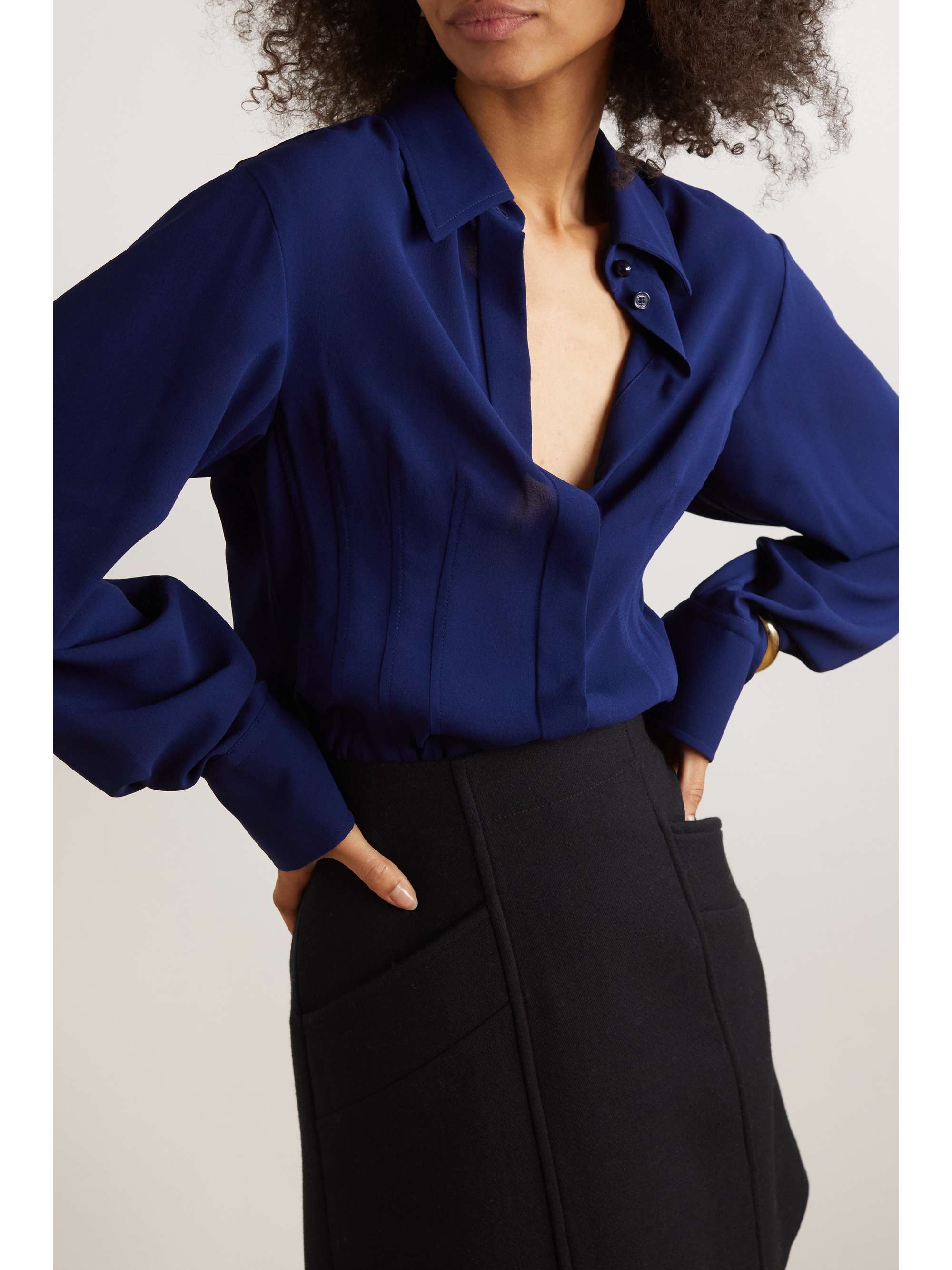 CHLOÉ 真丝双绉衬衫