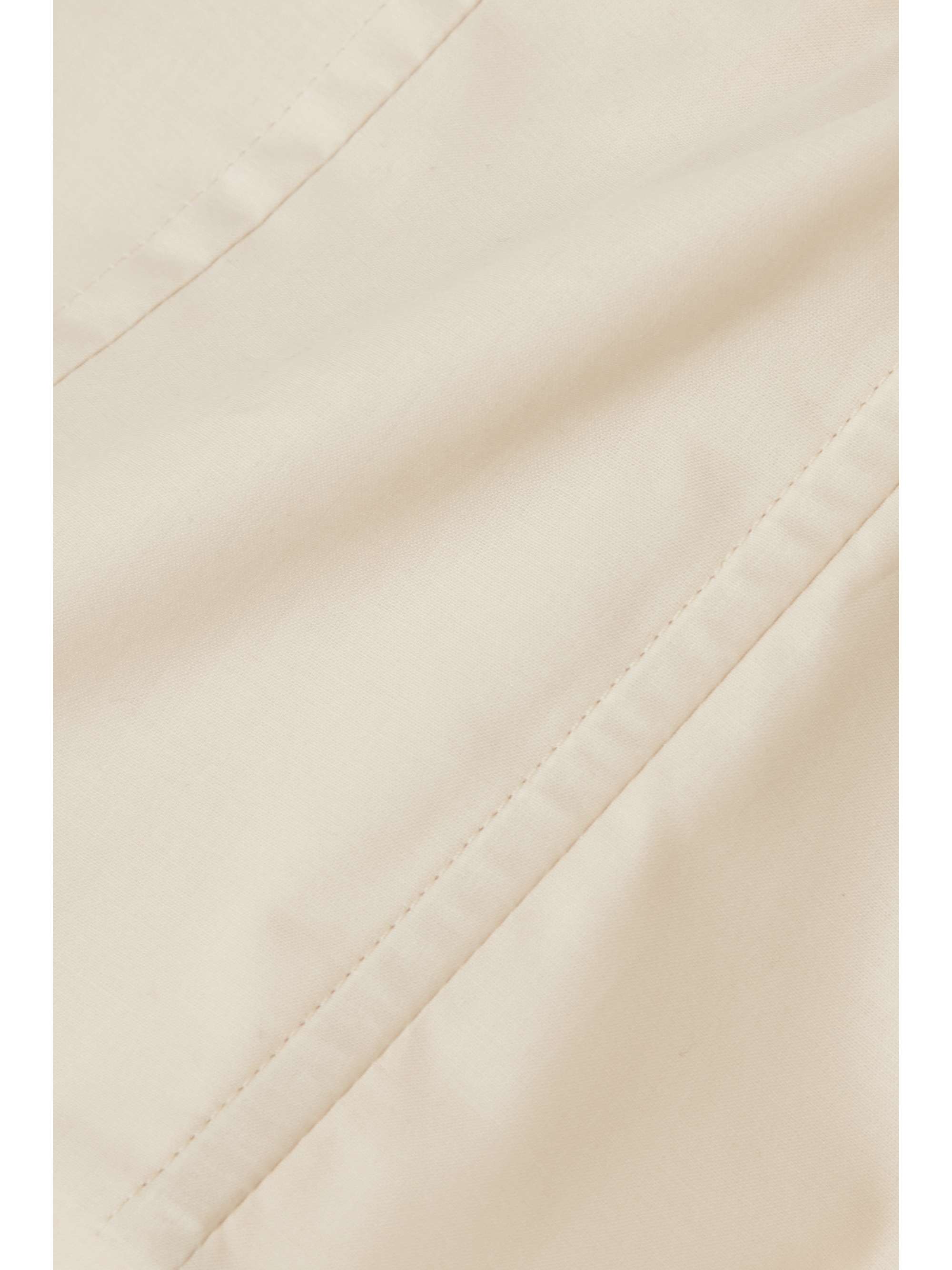 THE ROW Hilde strapless cropped cotton-poplin bustier top
