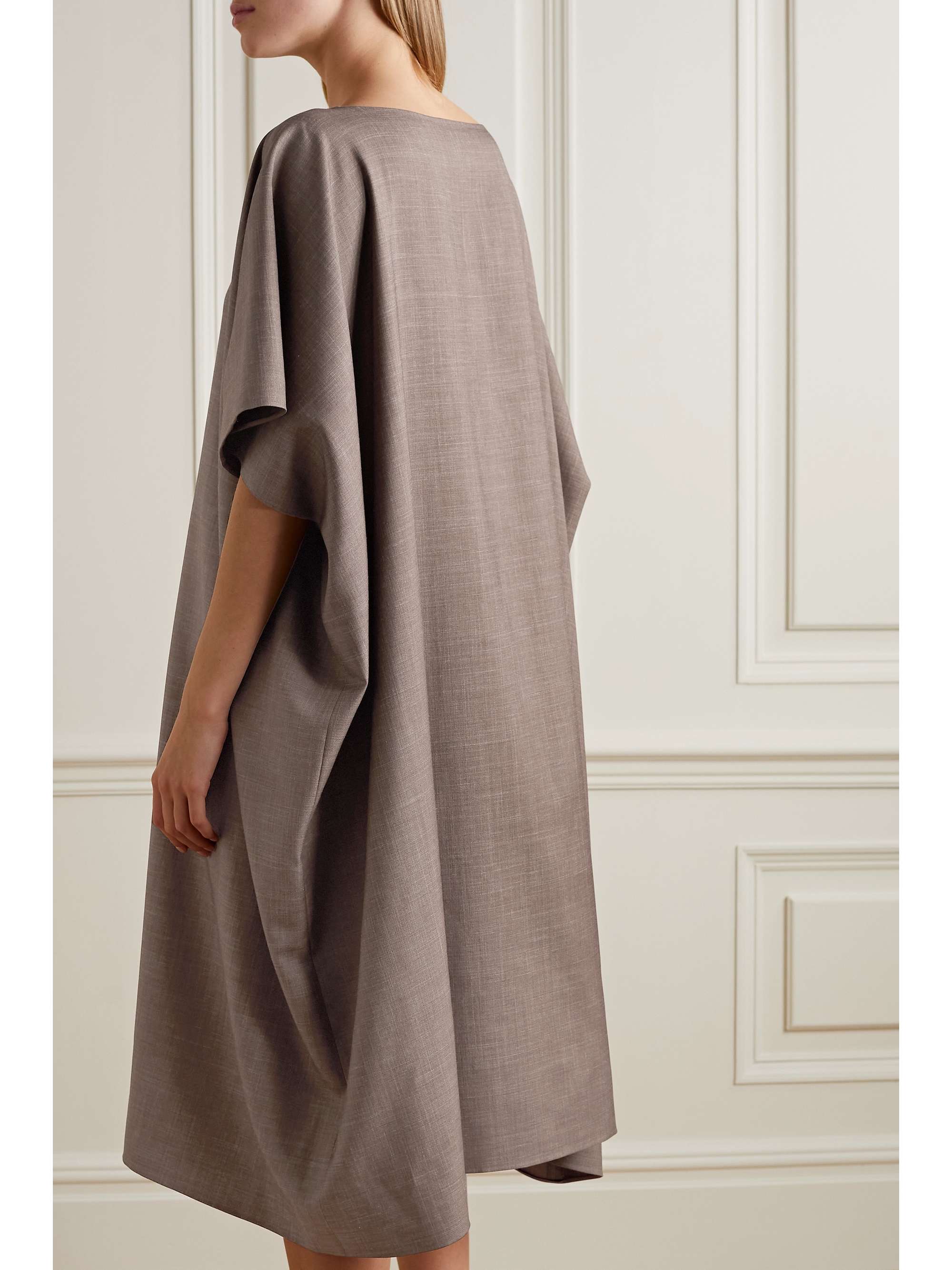 THE ROW Janita wool-blend midi dress