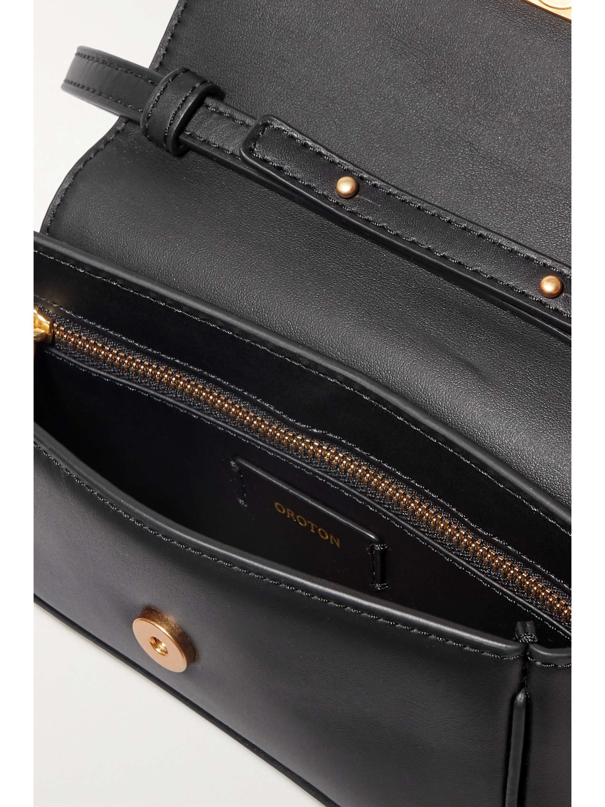 OROTON Mills small leather shoulder bag NETAPORTER