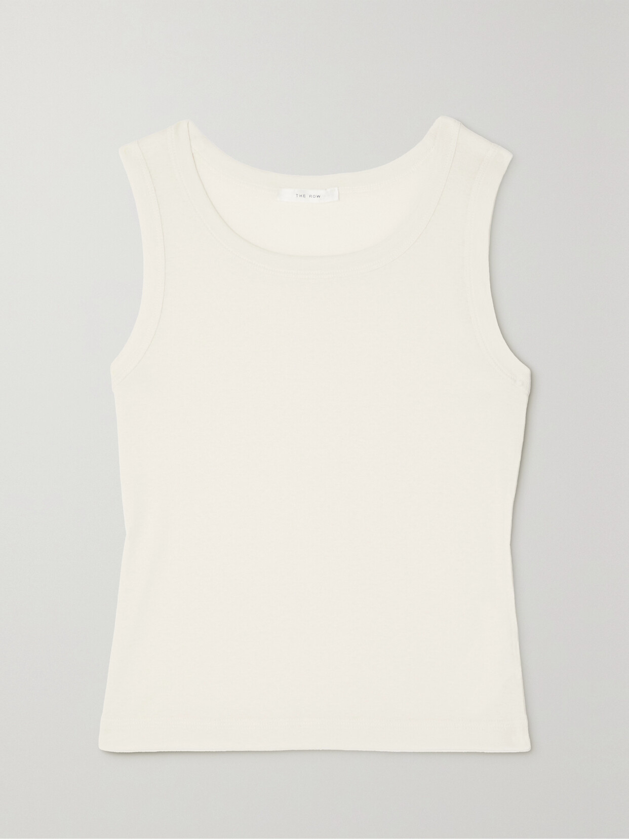 The Row - Giorgix Organic Cotton-jersey Tank - Ivory