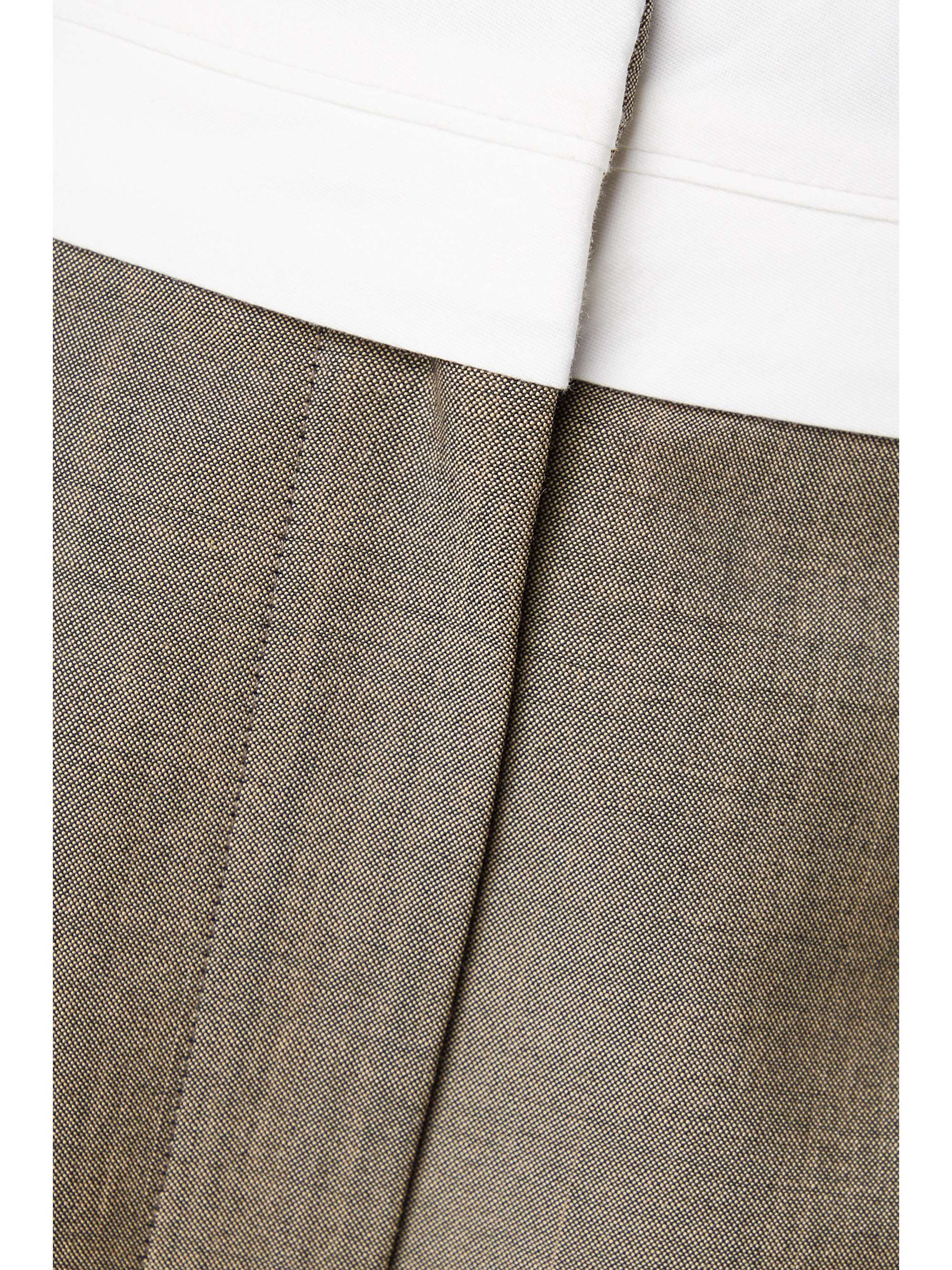 THE ROW Milla two-tone pleated wool and mohair-blend straight-leg pants ...