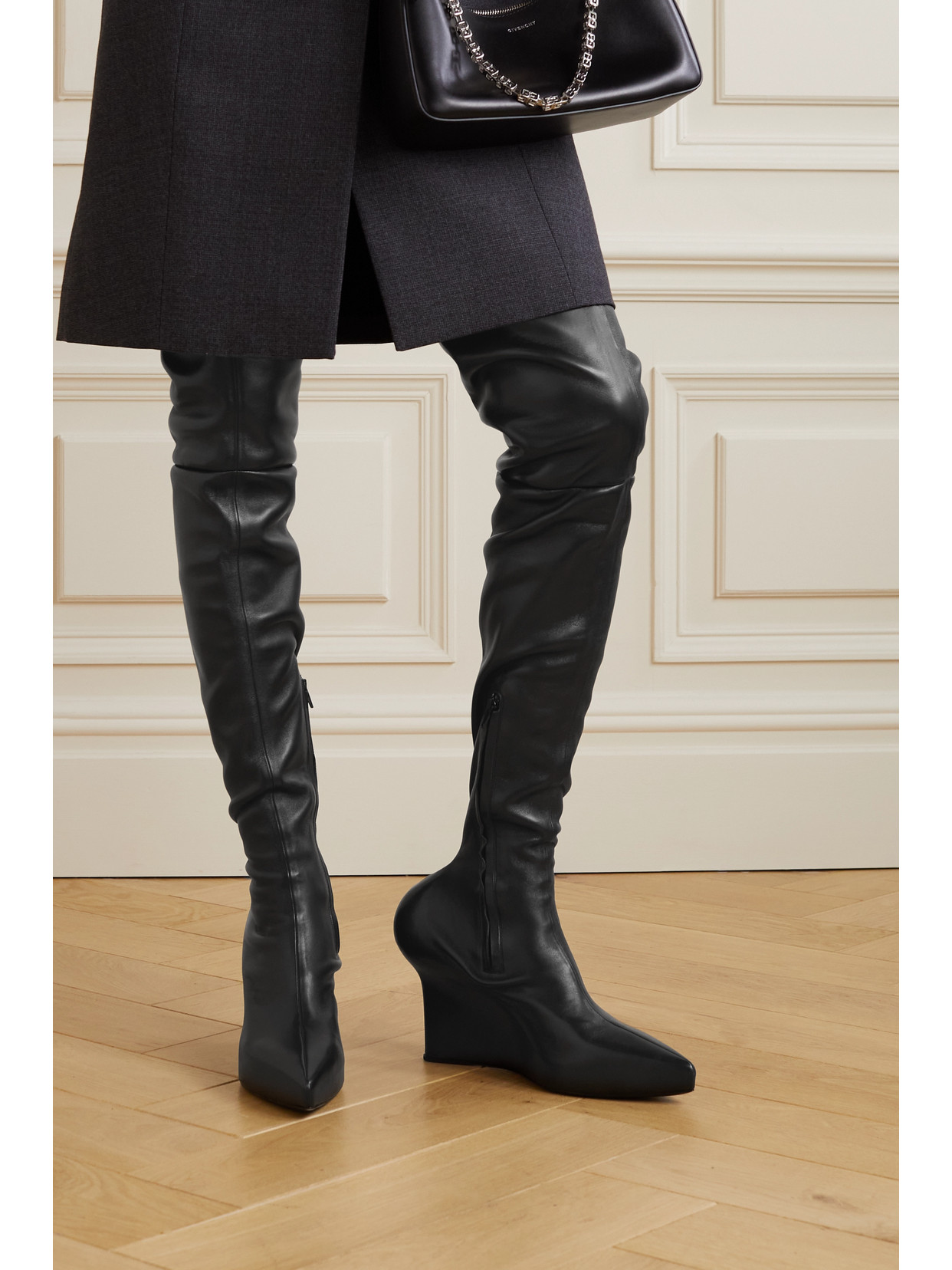 Over-The-Knee Wedge Boots
