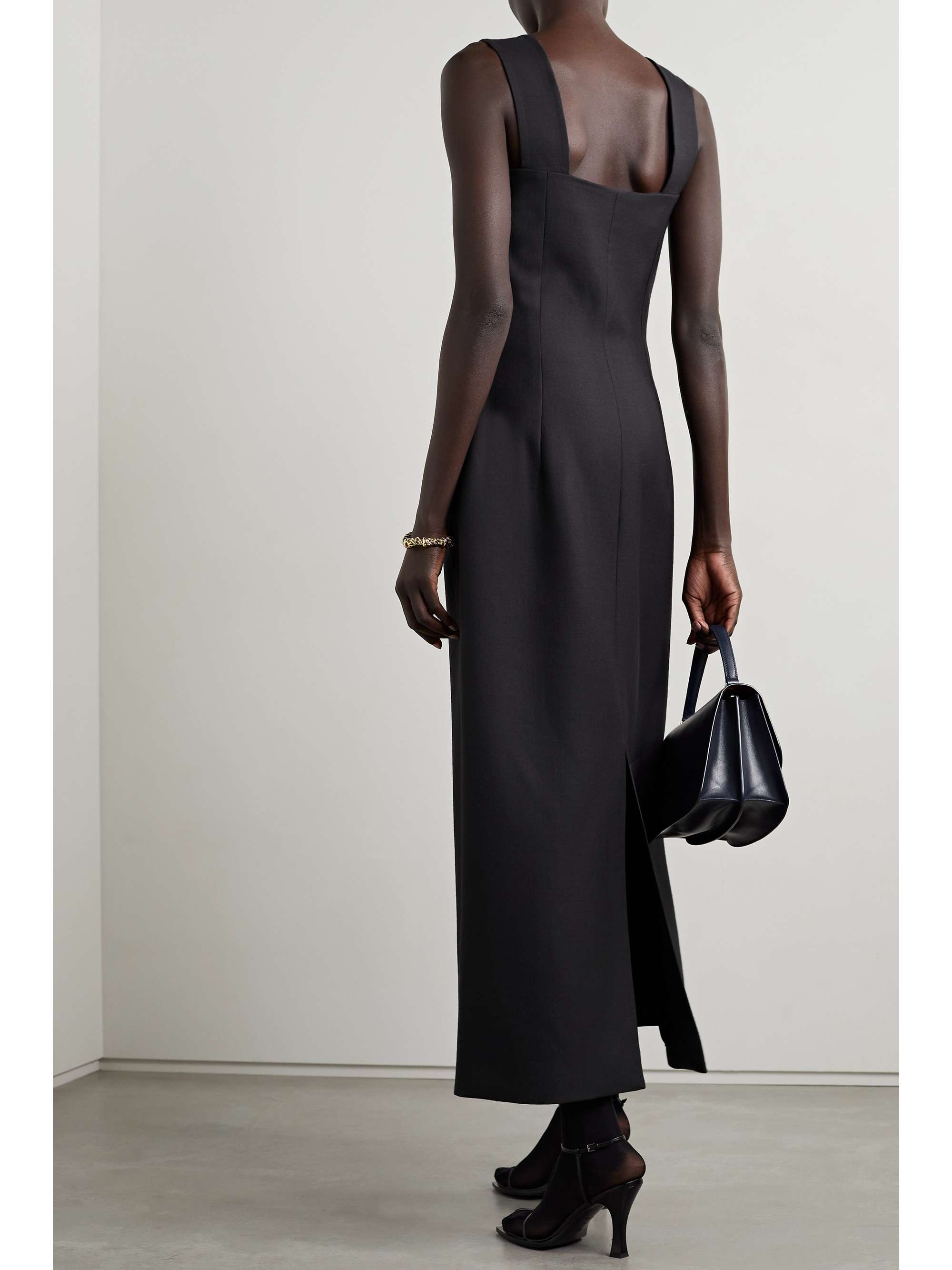 THE ROW Calali wool and silk-blend maxi dress | NET-A-PORTER