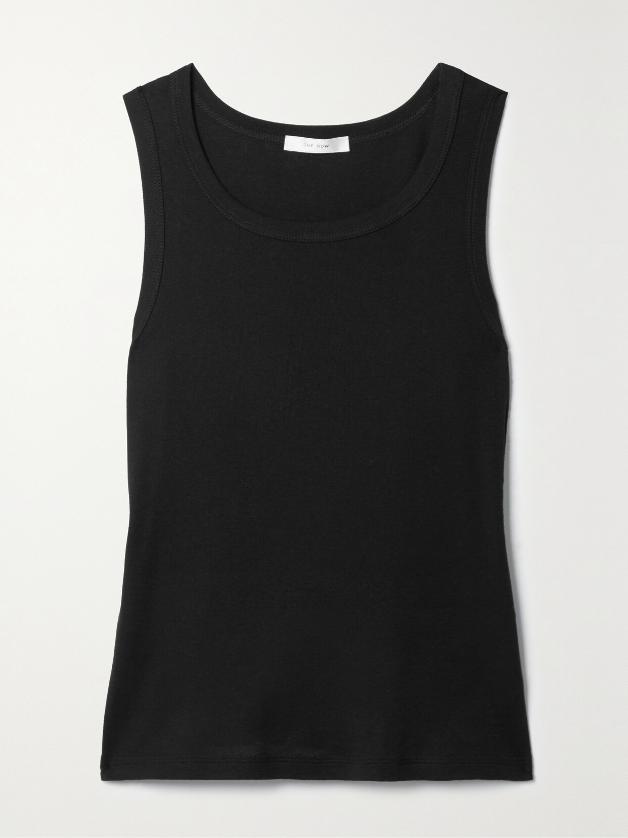 The Row - Giorgix Organic Cotton-jersey Tank - Black