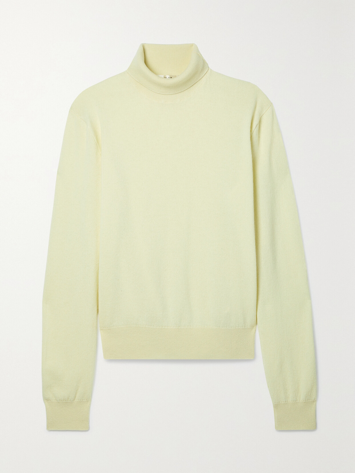 Shop The Row Ciba Cashmere Turtleneck Sweater In Yellow