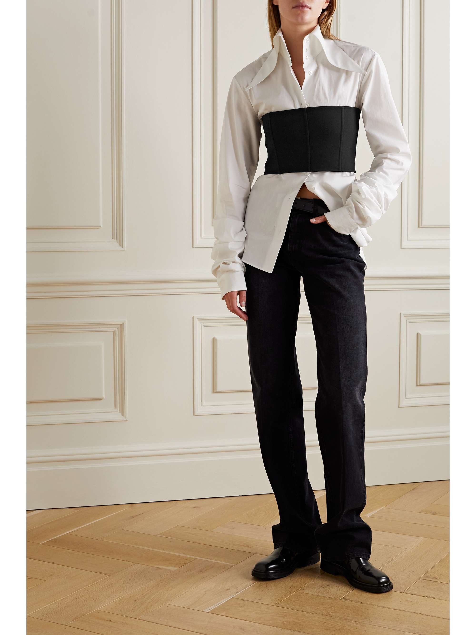 THE ROW Hilde wool-blend bandeau top