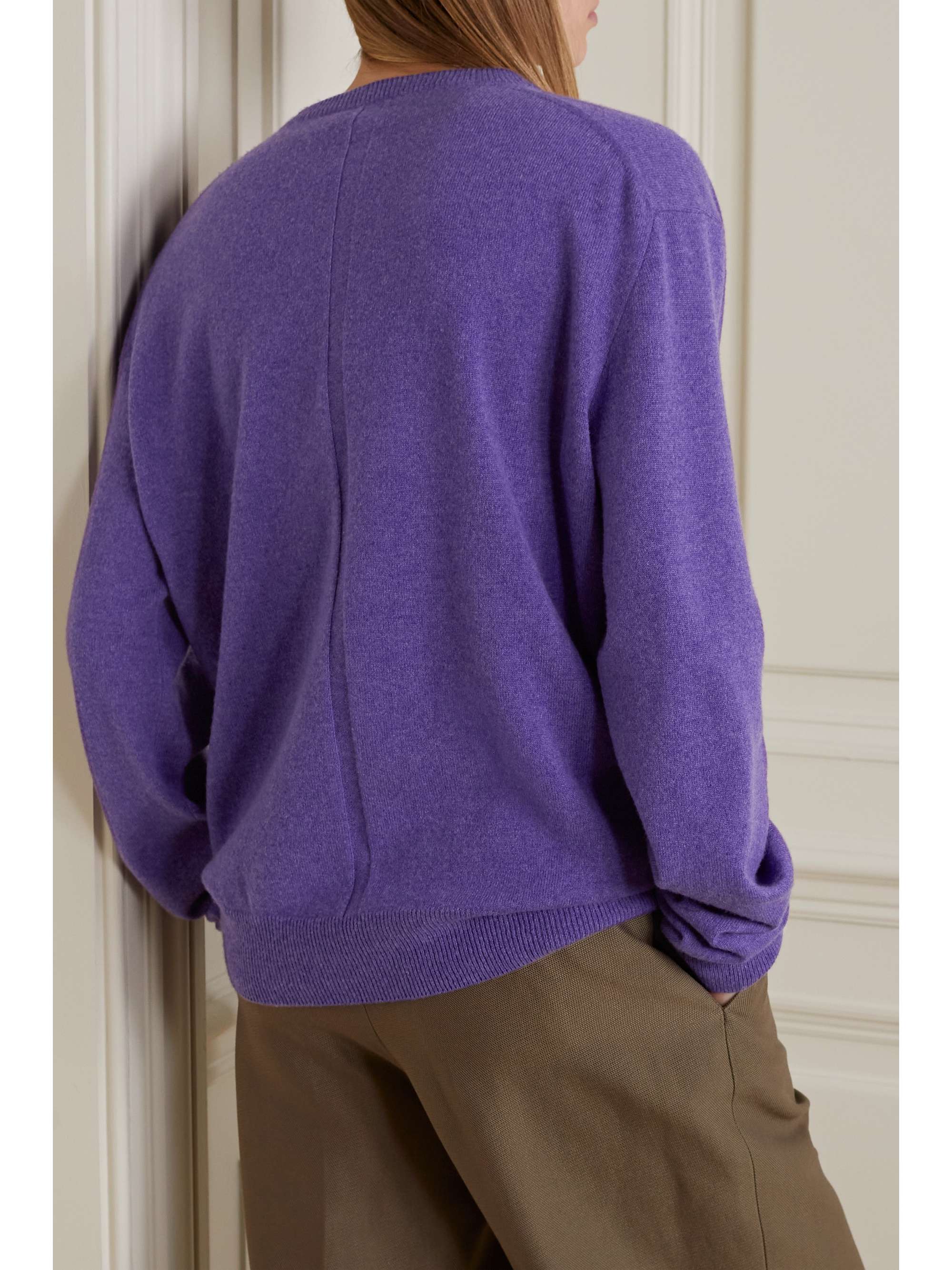 Purple Kumano cashmere sweater | THE 