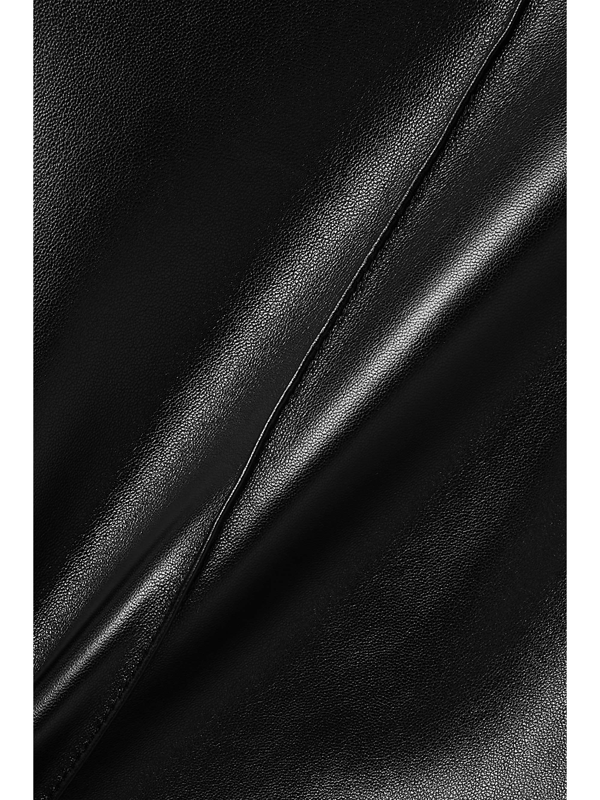 THE ROW Beck leather flared pants