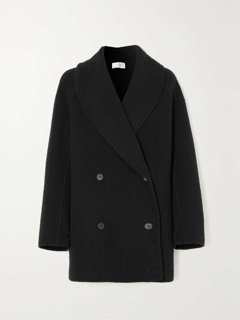The Row Polli Double-breasted Wool And Cashmere-blend Coat - x large