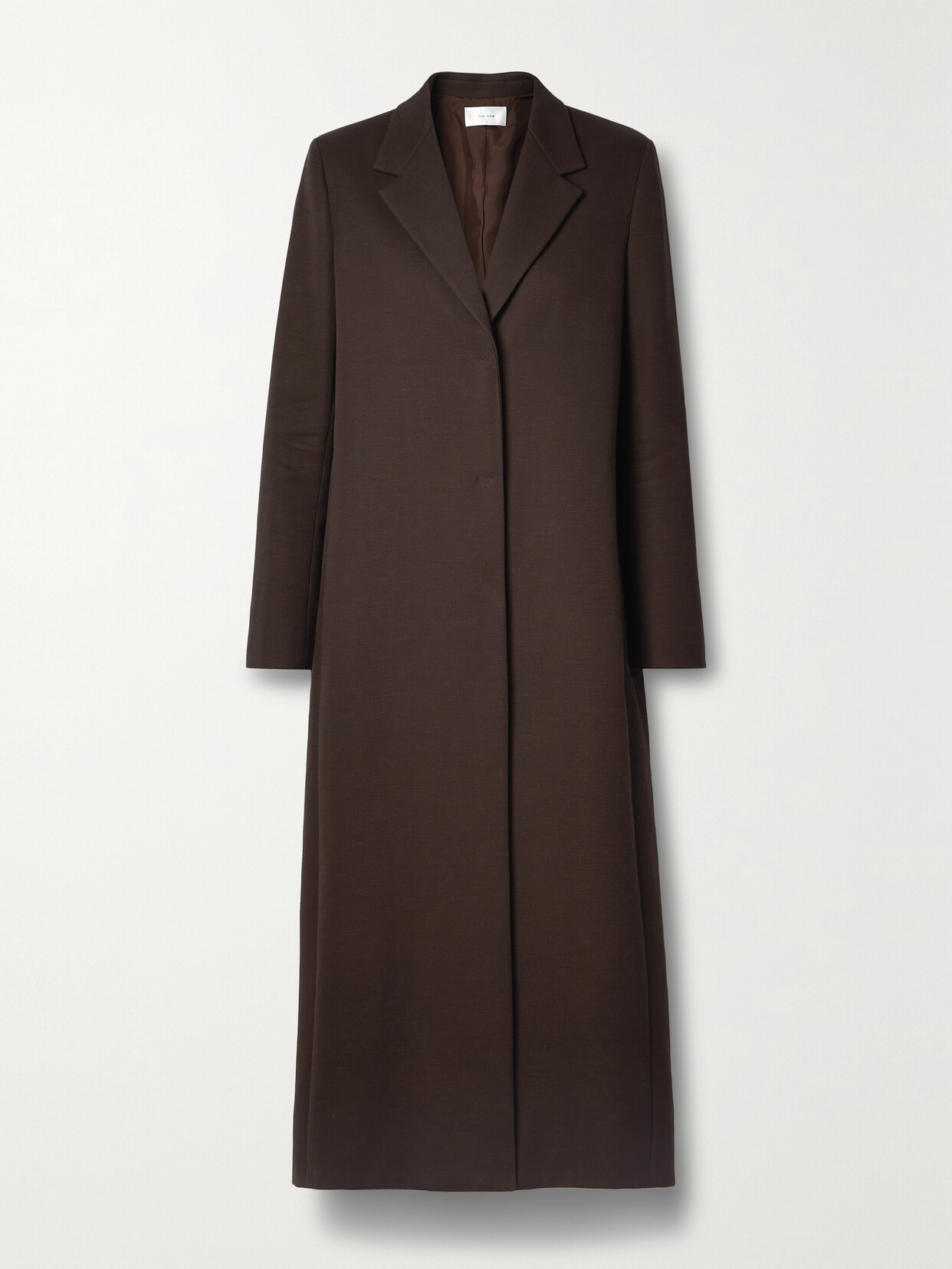 The Row Sulle Cotton And Wool-blend Coat In Brown