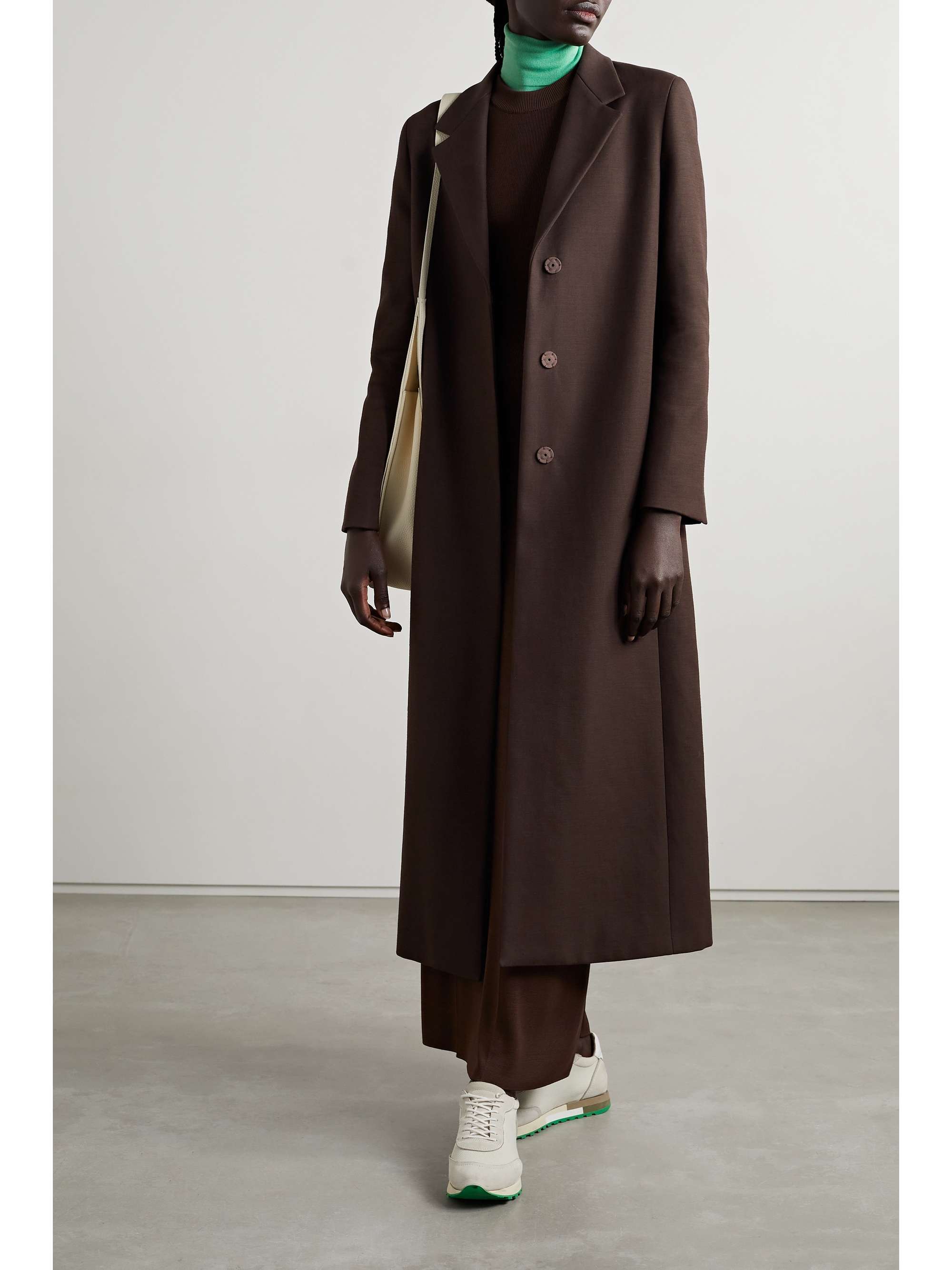 THE ROW Sulle cotton and wool-blend coat