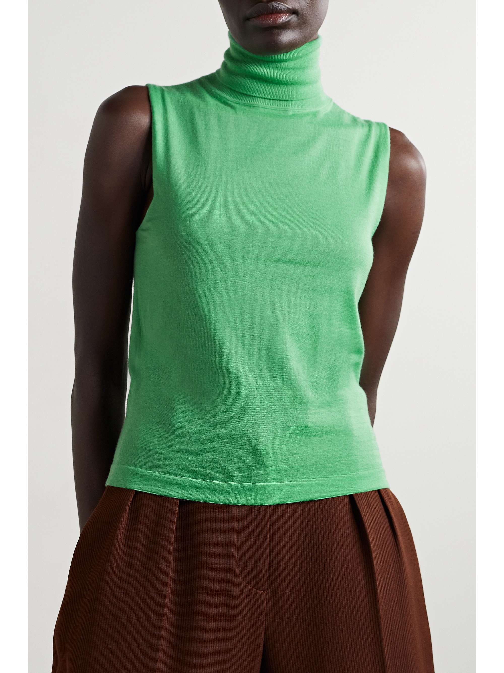 THE ROW Falun cashmere turtleneck tank