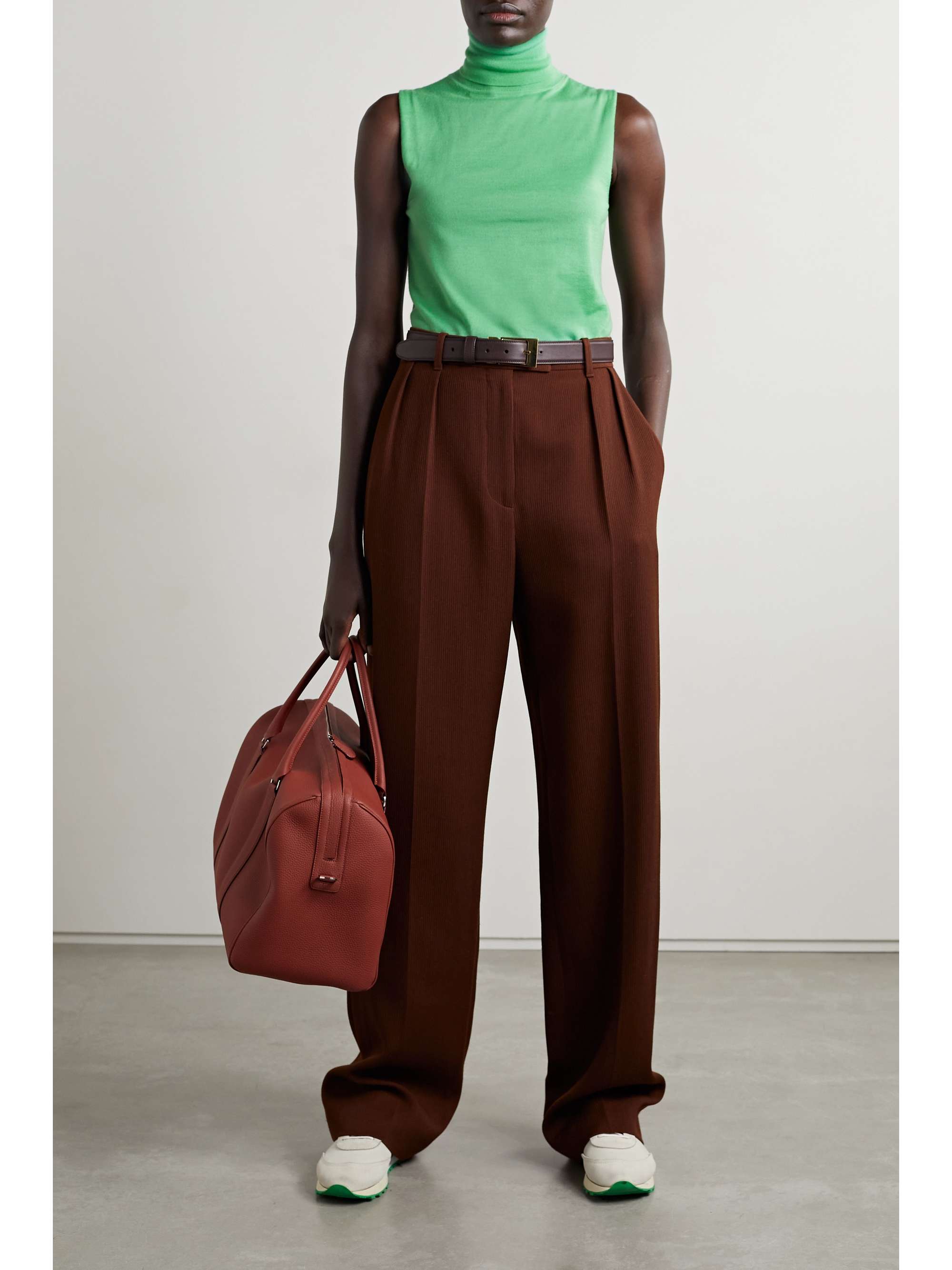 THE ROW Falun cashmere turtleneck tank