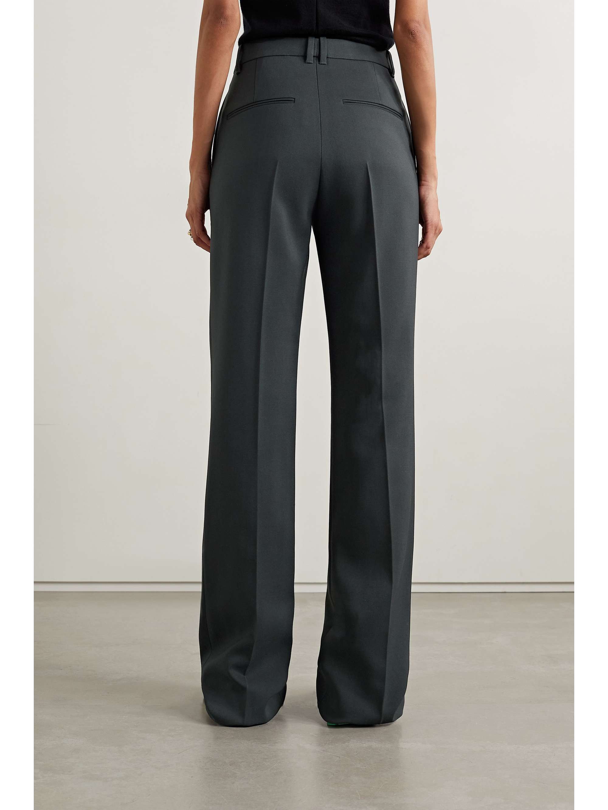 THE ROW Pietrina wool-twill straight-leg pants