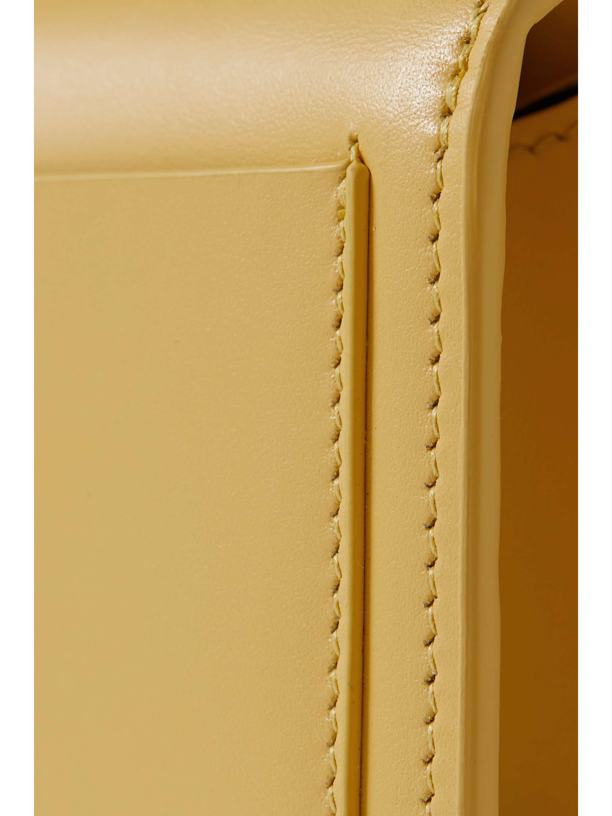 JIL SANDER Mini croc-effect leather shoulder bag