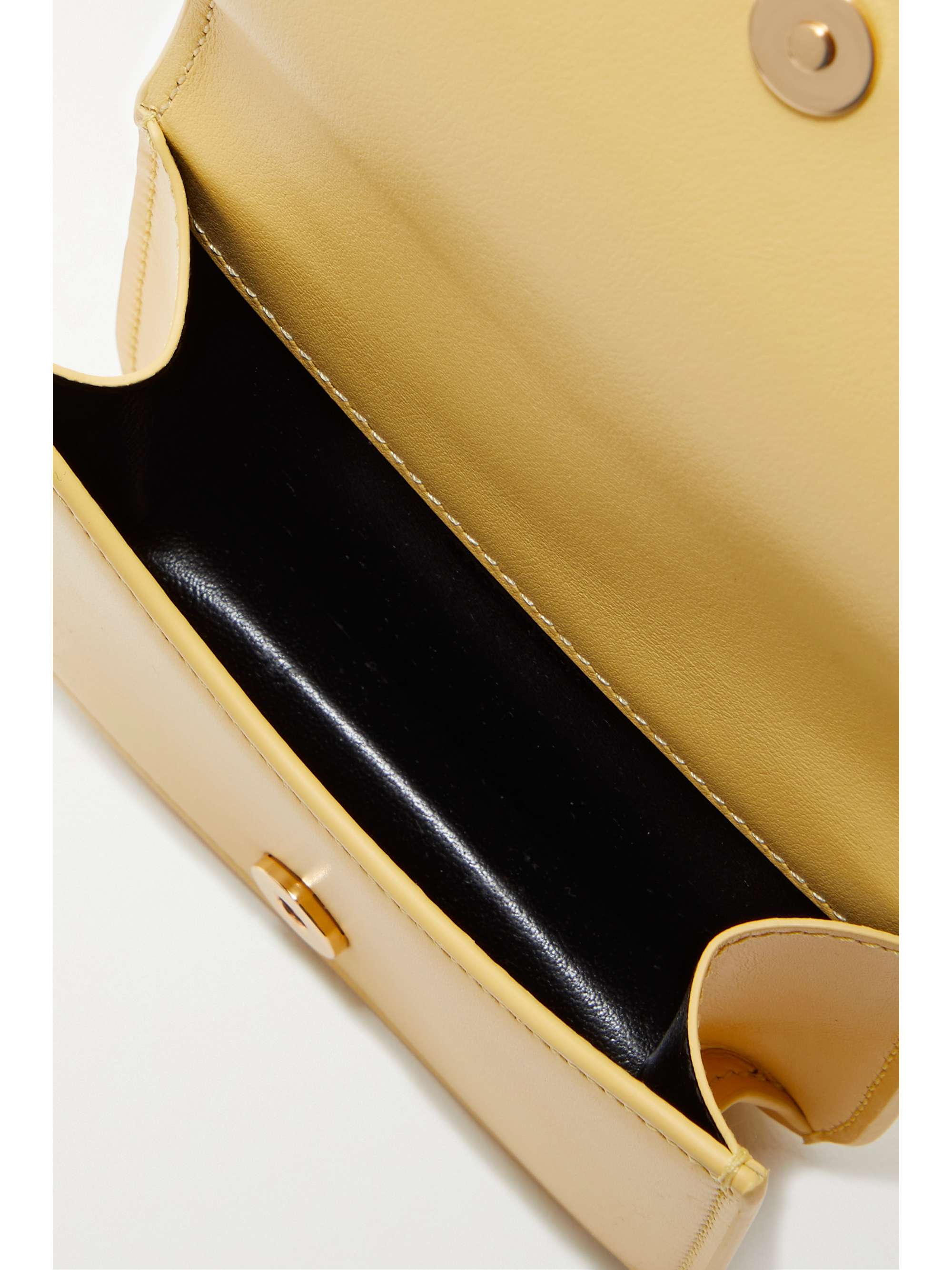 JIL SANDER Mini croc-effect leather shoulder bag