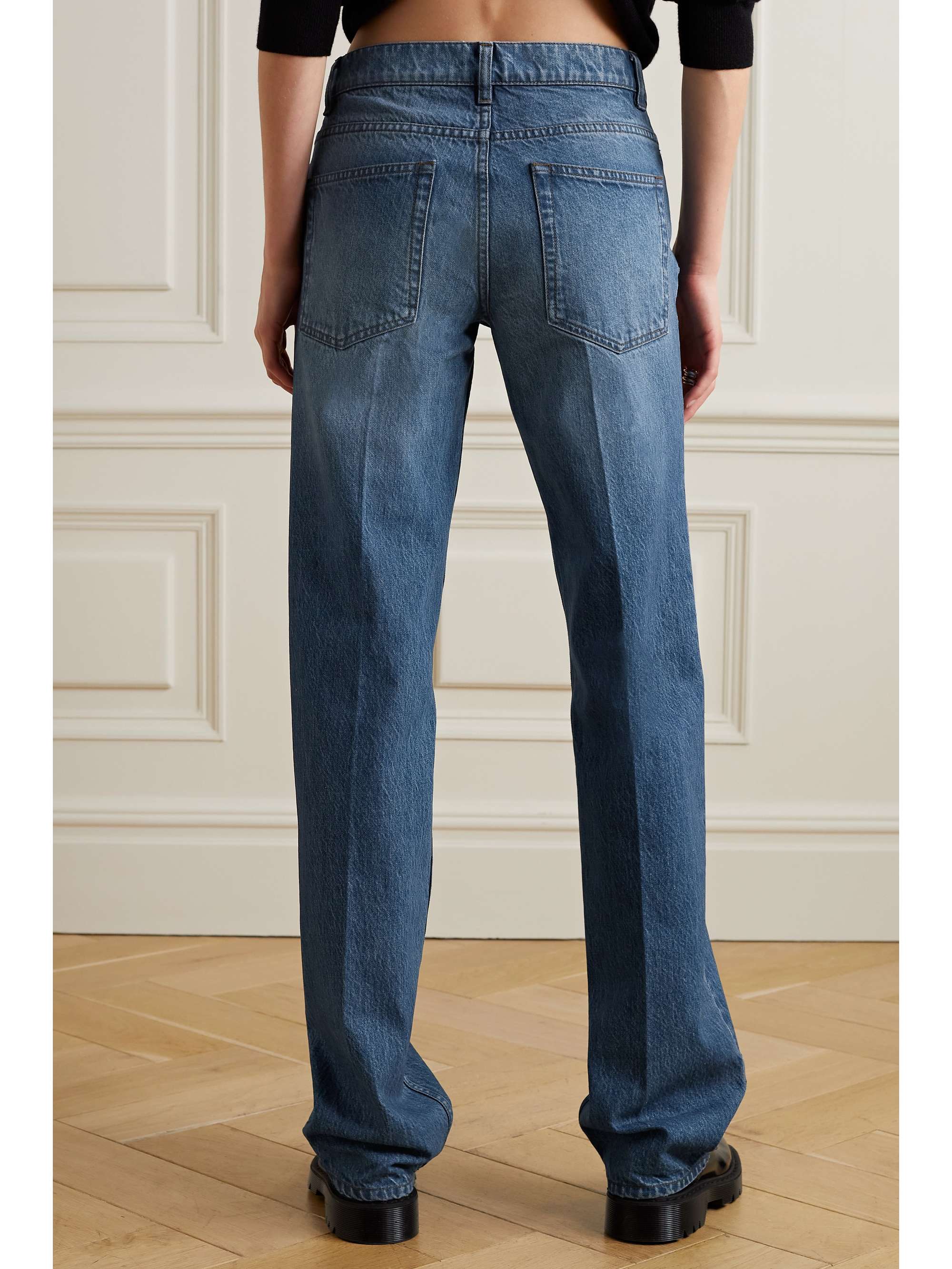 THE ROW Carlyl high-rise straight-leg jeans
