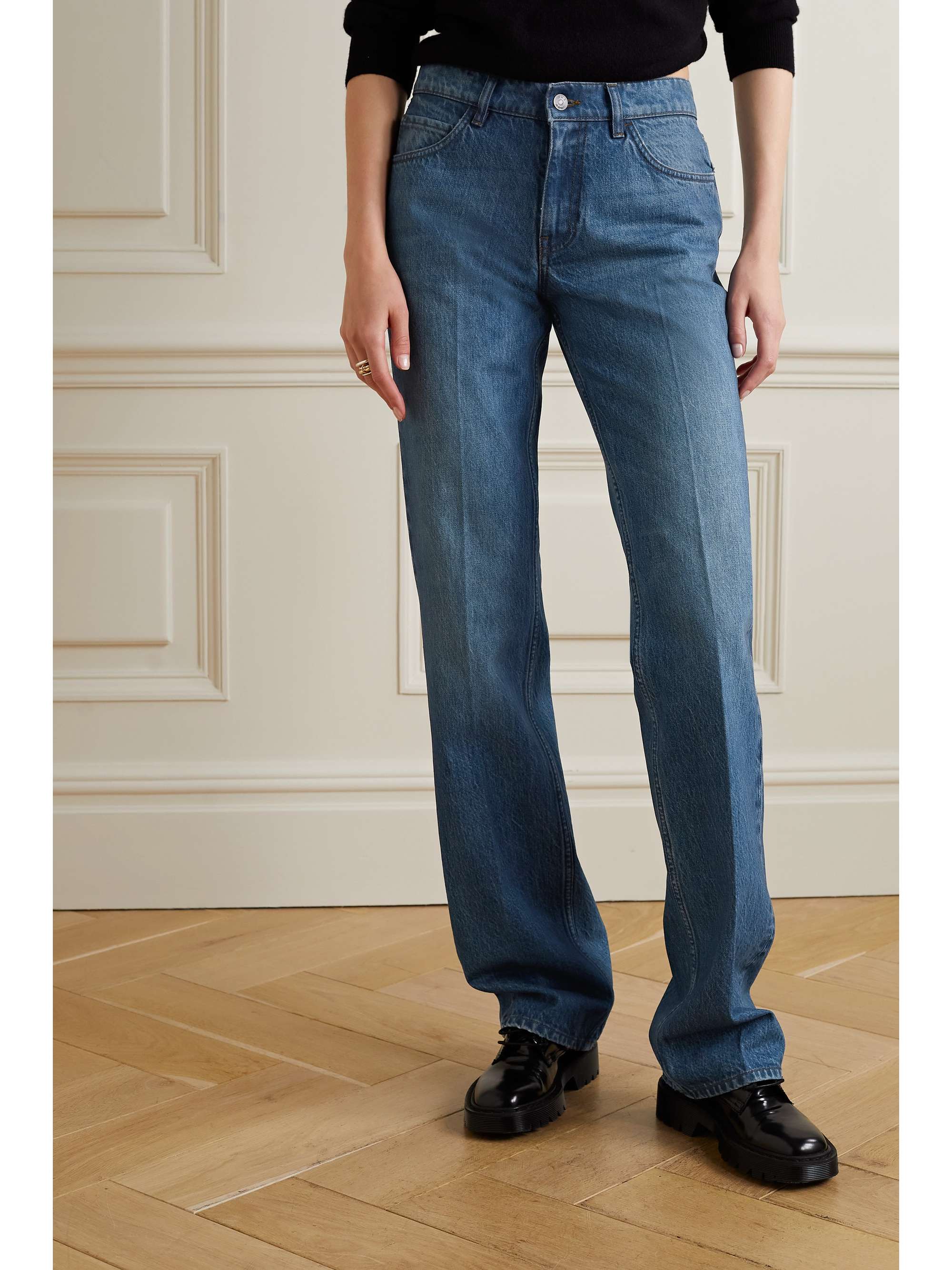 THE ROW Carlyl high-rise straight-leg jeans